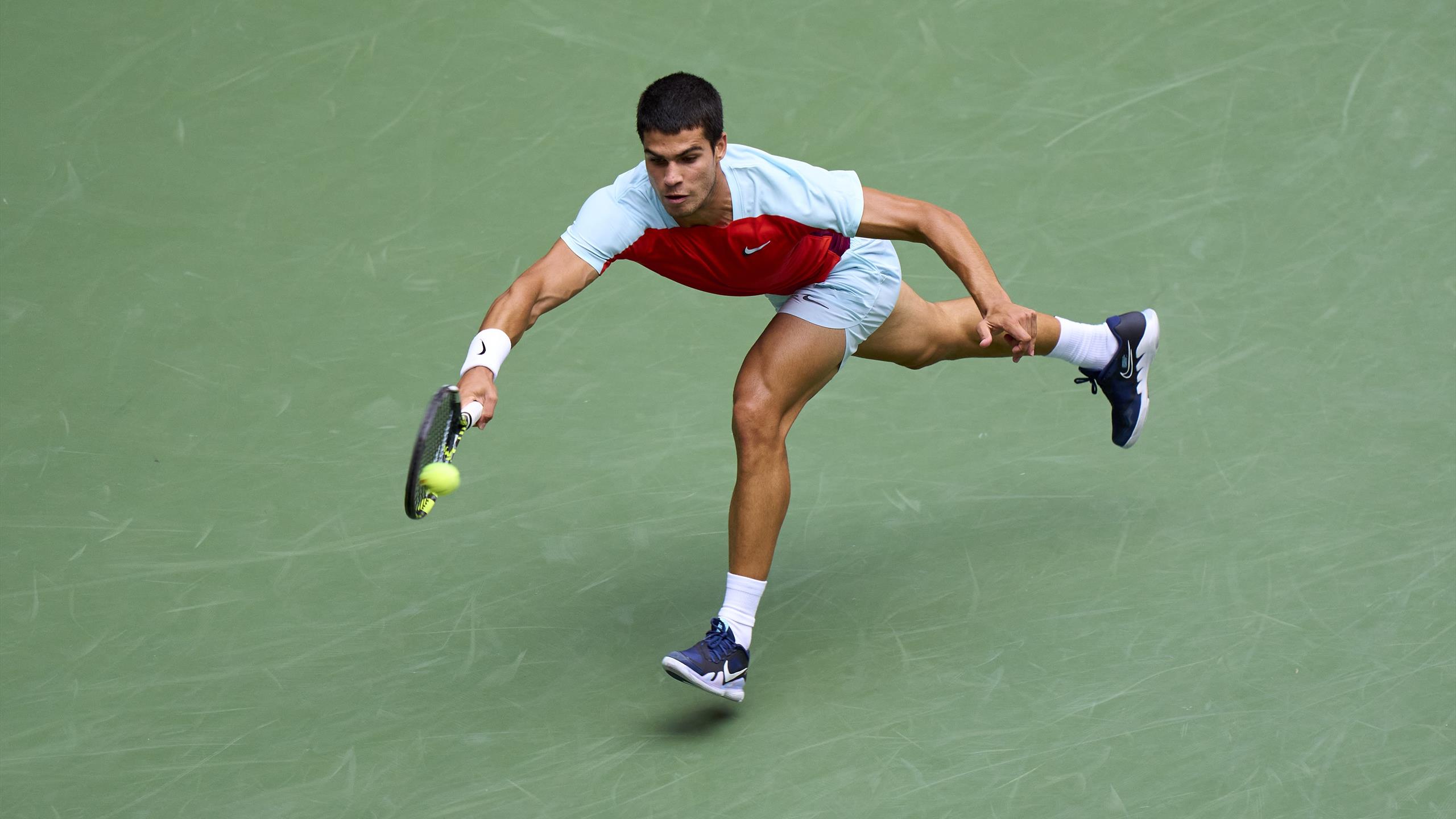 US Open 2022 Perfekter Lob aus dem Lauf Carlos Alcaraz überlistet