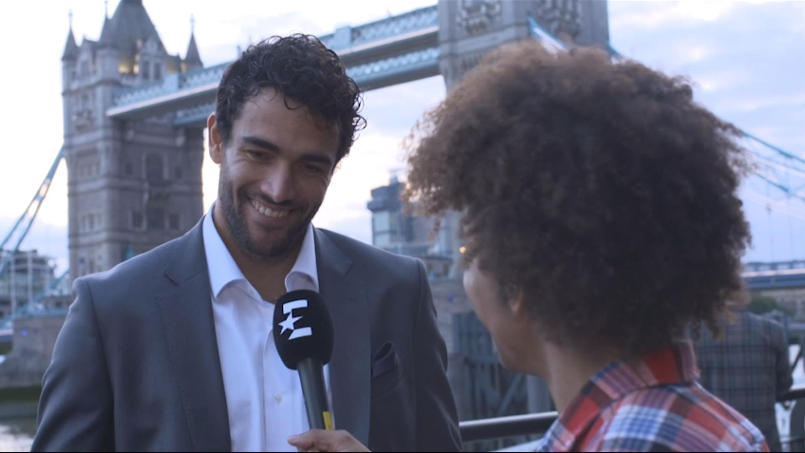 'Socks first!' - Matteo Berrettini reveals suit secrets ahead of Laver