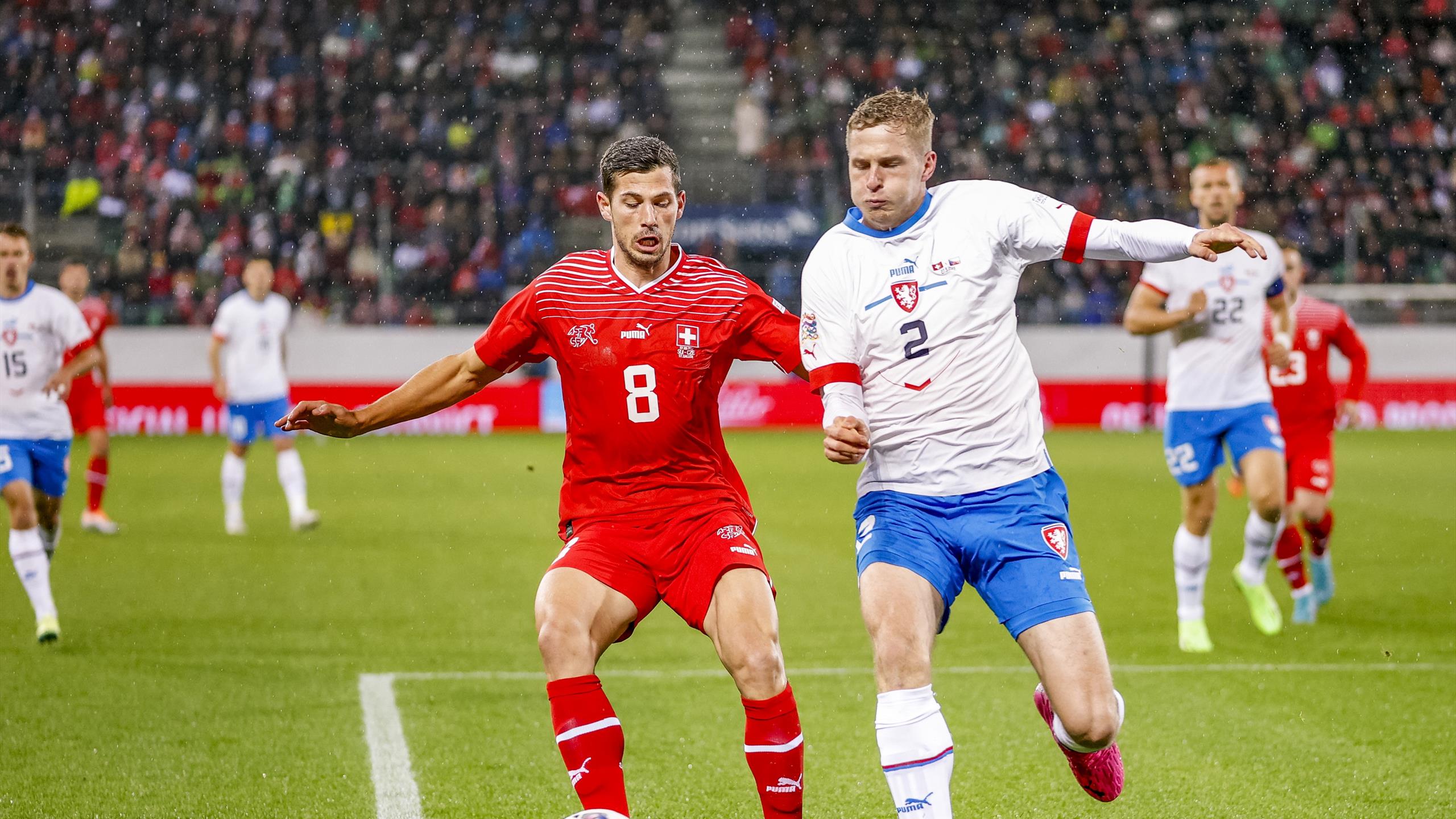 Switzerland v Czech Republic: Live Nations League updates - Freuler, Embolo  and Schick with the goals - Soucek penalty saved