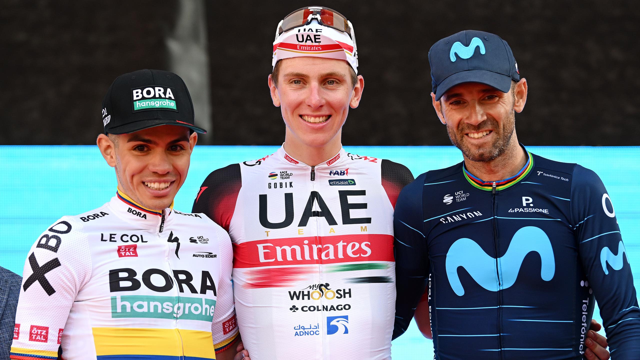 Tre Valli Varesine 2022 Pogacar vince su Higuita e Valverde, ottavo