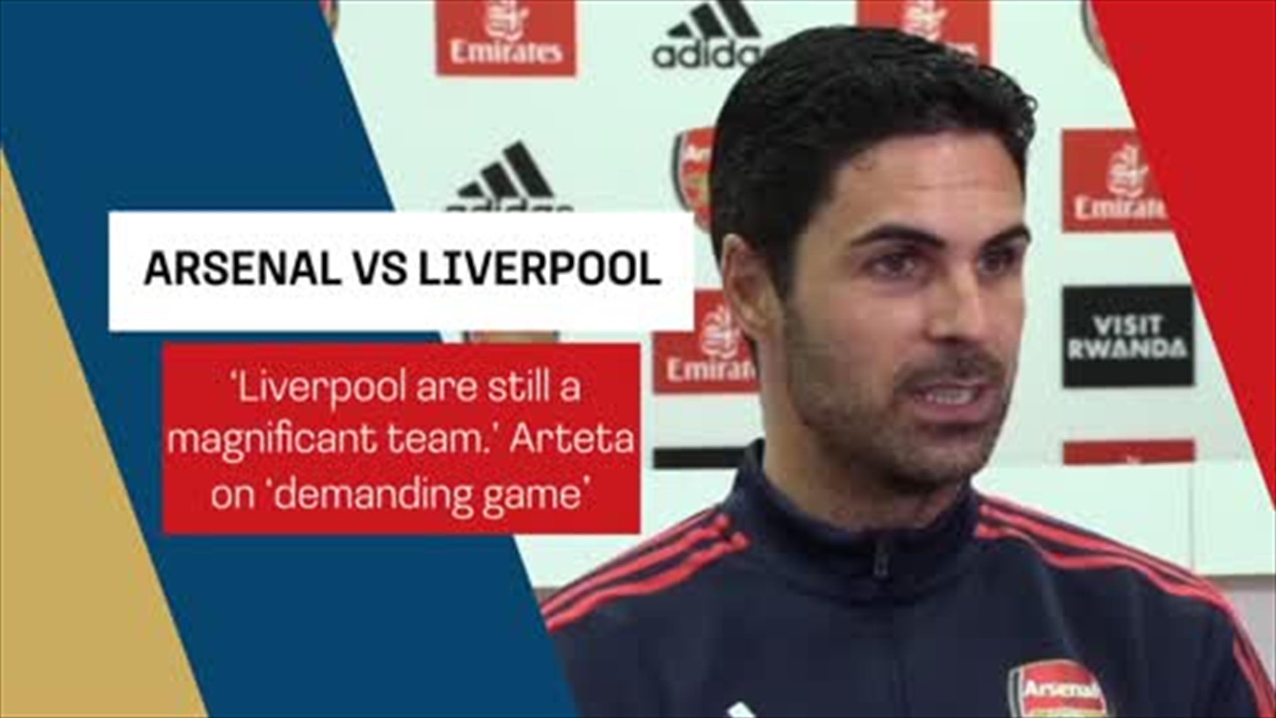 Mikel Arteta ‘not here to judge’ ‘magnificent team’ Liverpool ahead of 