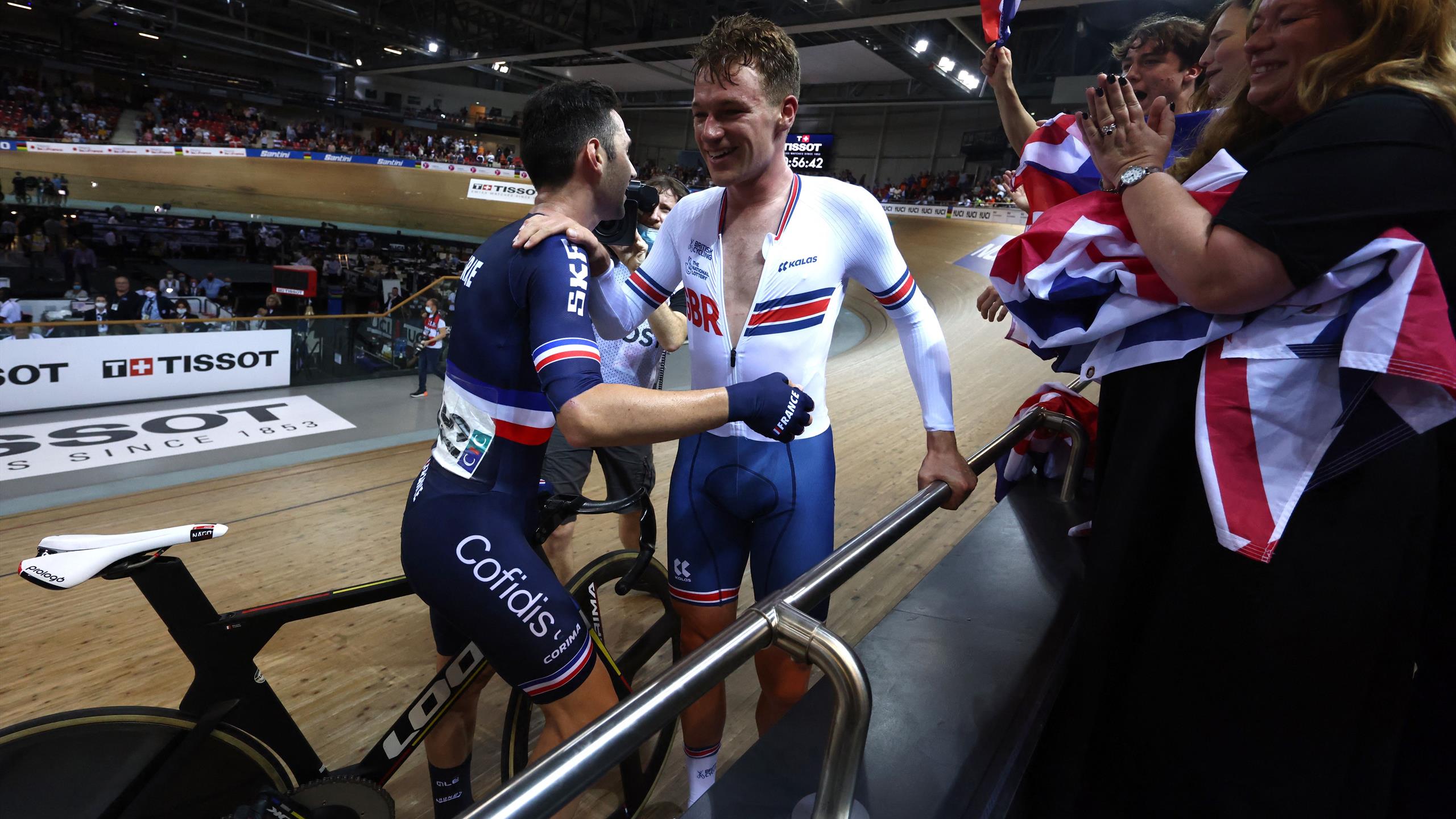 Mondiaux sur piste Le Français Benjamin Thomas vicechampion du monde