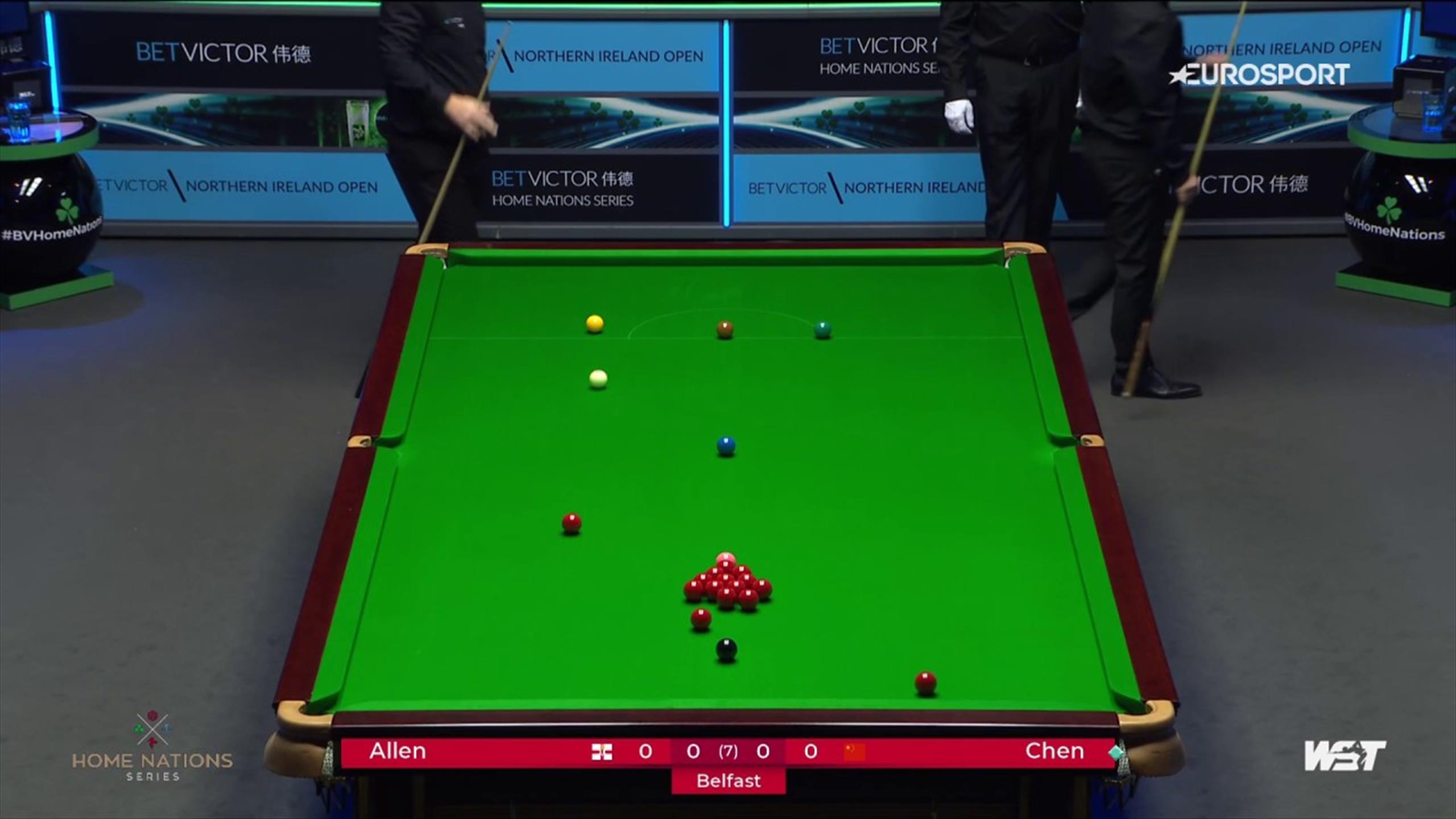 Northern Ireland Open ‘Look at that for a shot!’ Mark Allen downs