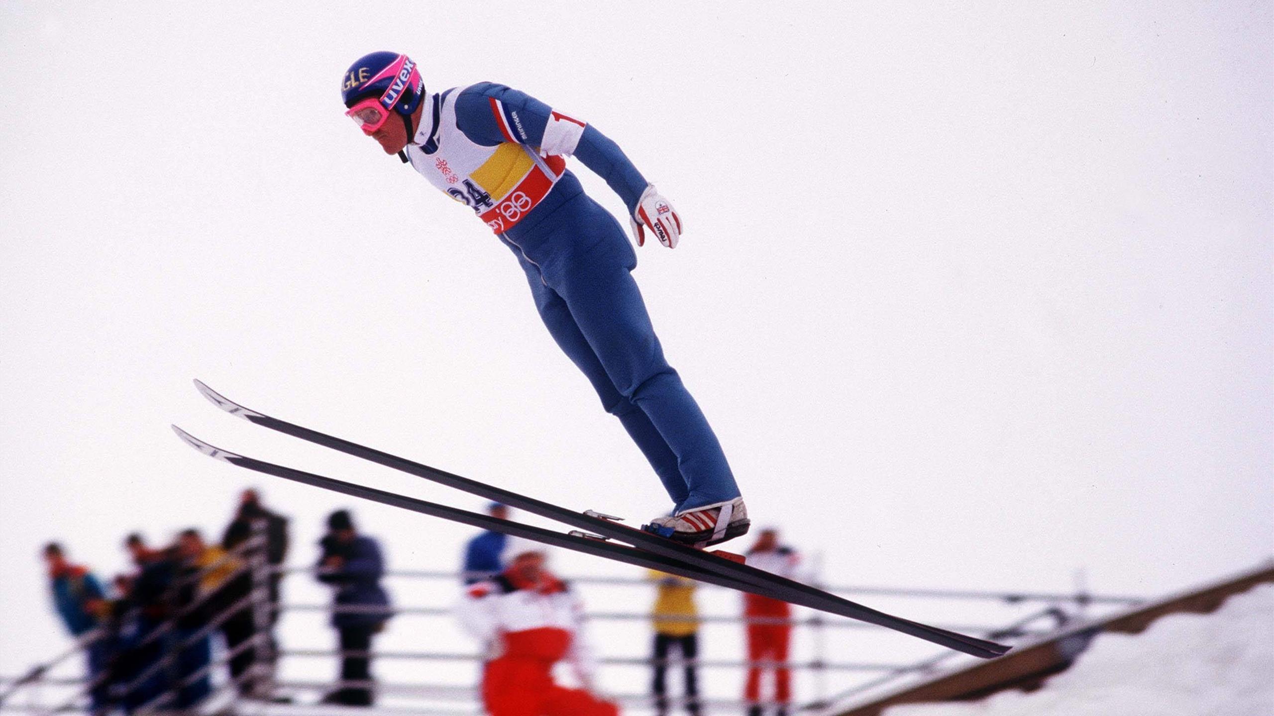 OlympiaGeschichte Skispringer Eddie 