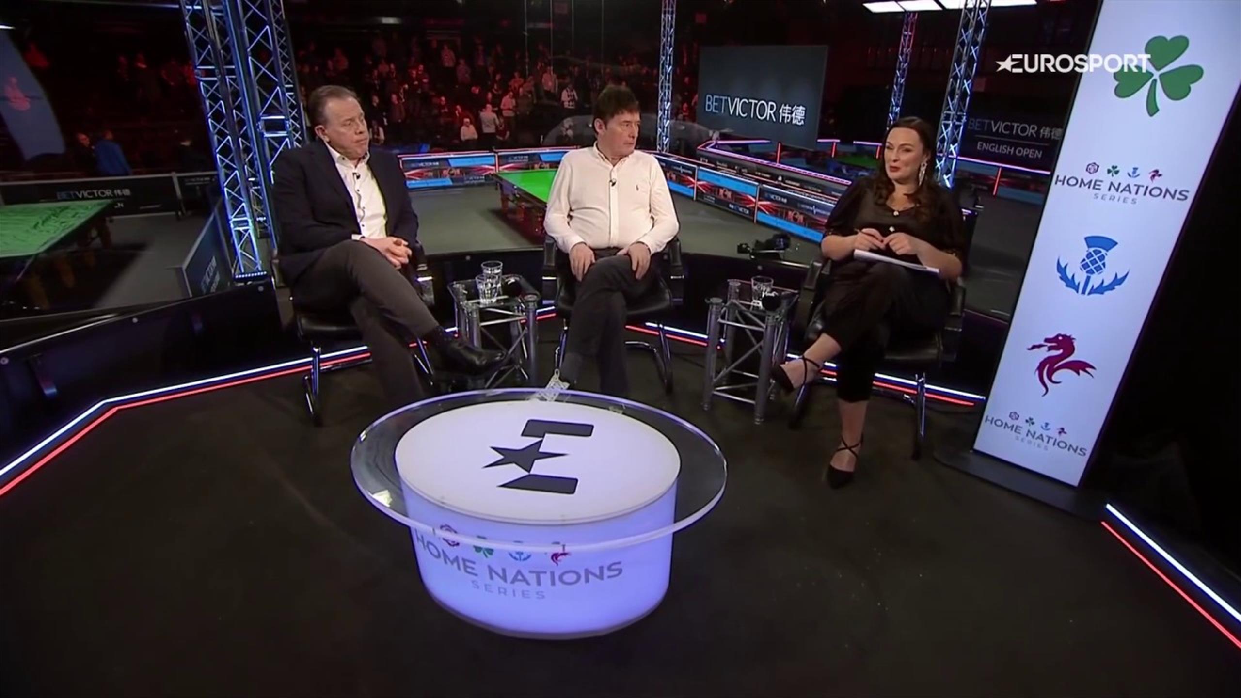 'A real exhibition' Studio praise Neil Robertson and Mark Williams