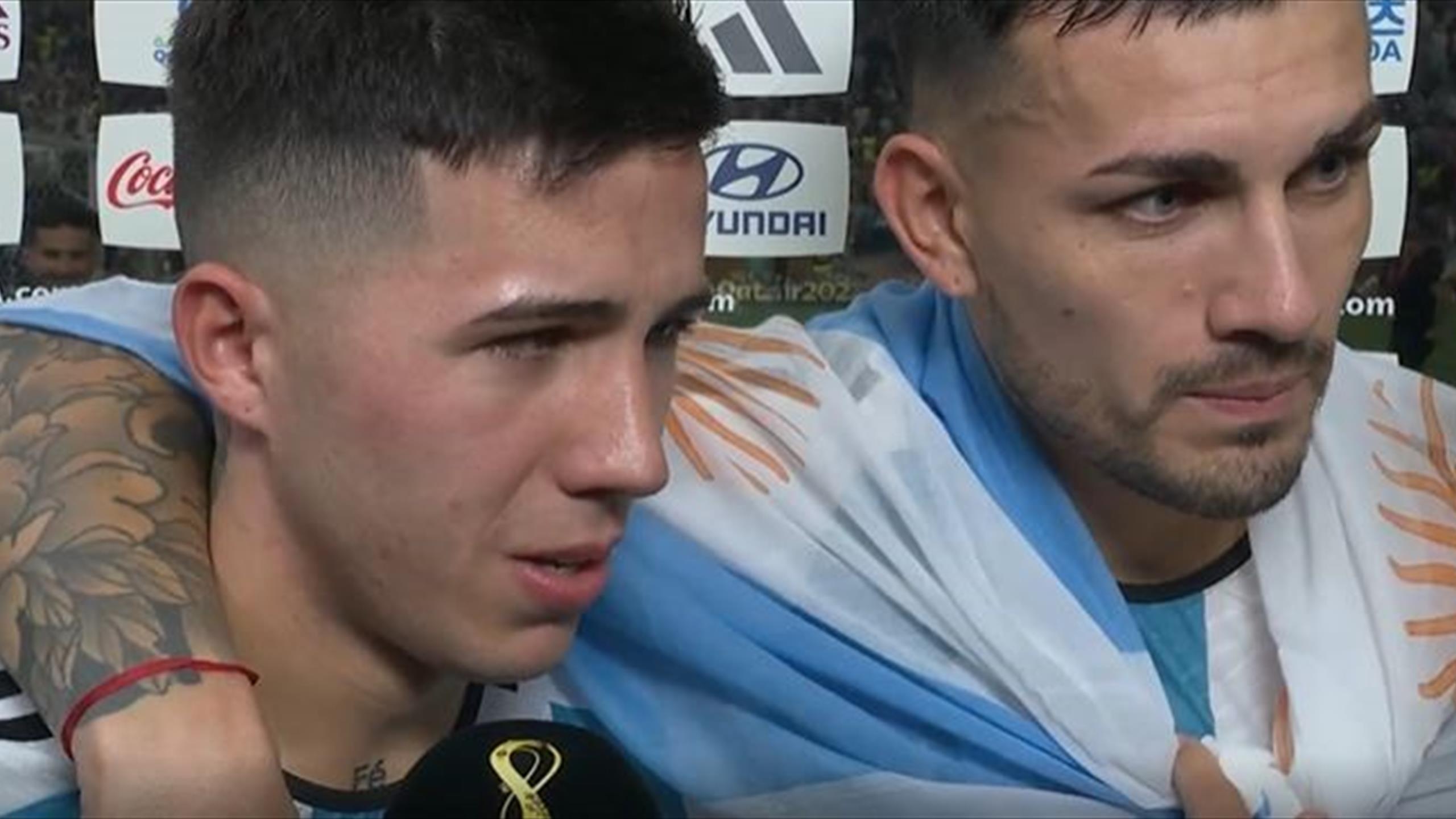 WM 2022 Enzo Fernández nach Argentiniens WMTriumph völlig fertig