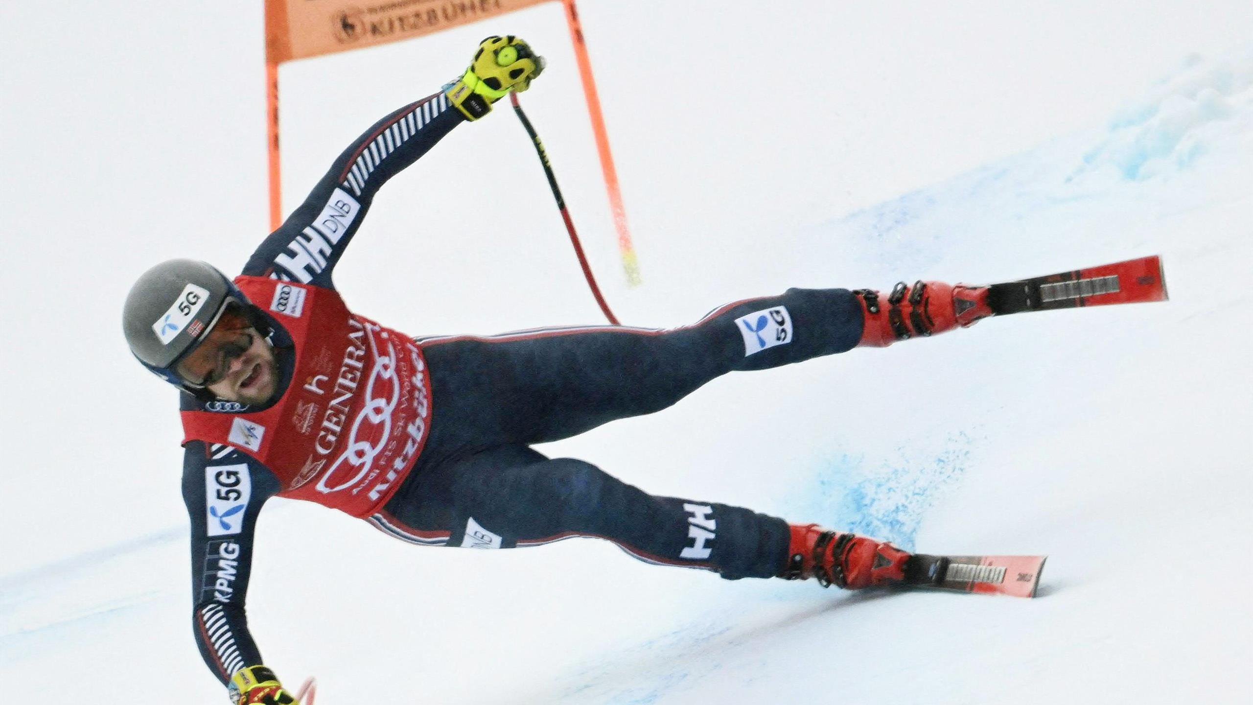 'Missing by a millimetre!' Aleksander Aamodt Kilde with 'escape of