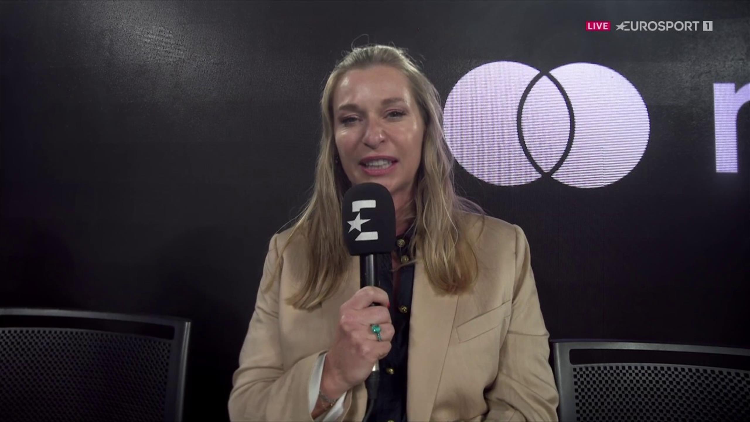 Barbara Schett and Mats Wilander think Stefanos Tsitsipas is too