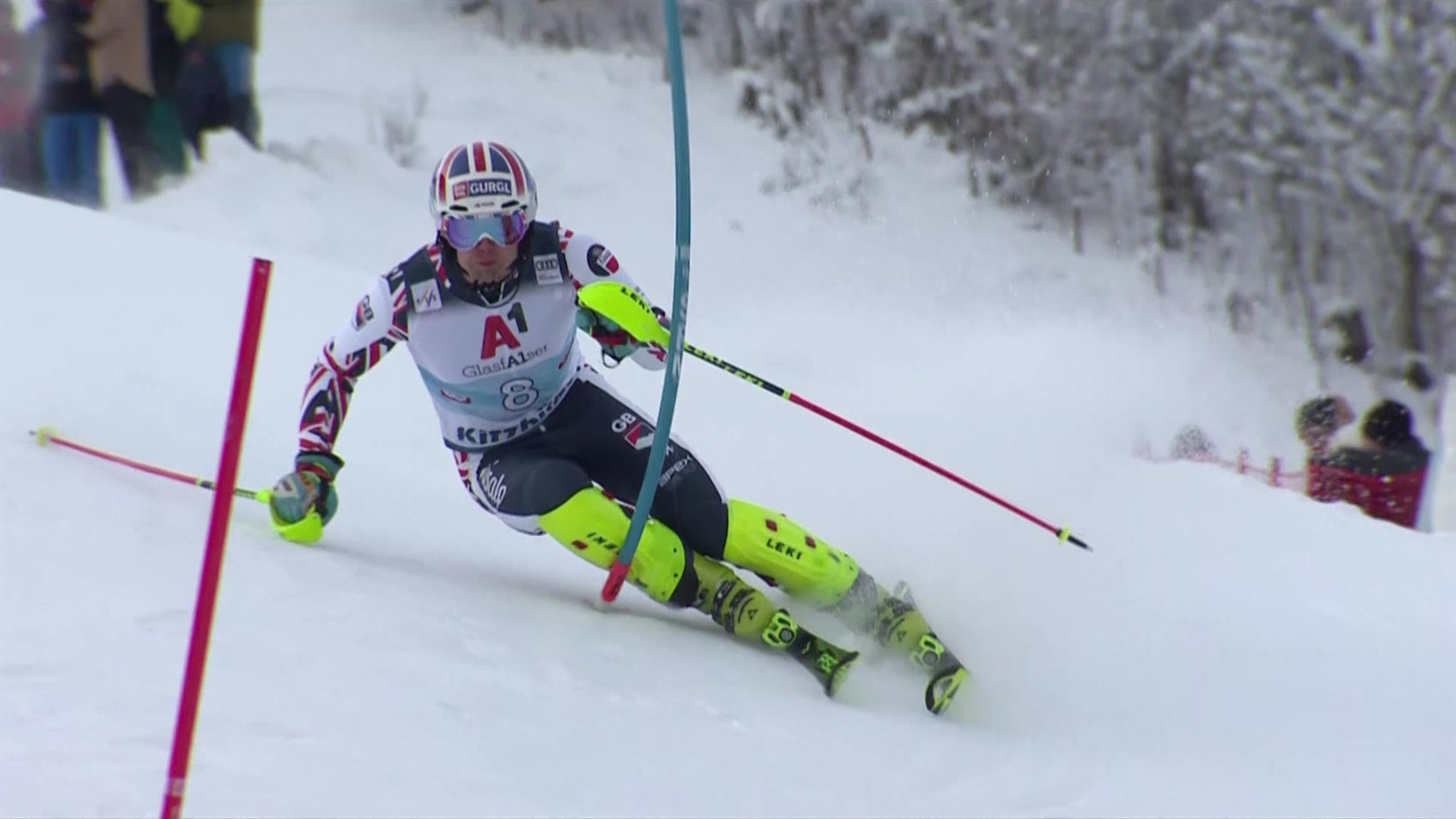 Defending champion Dave Ryding secures brilliant podium in Kitzbuhel ...