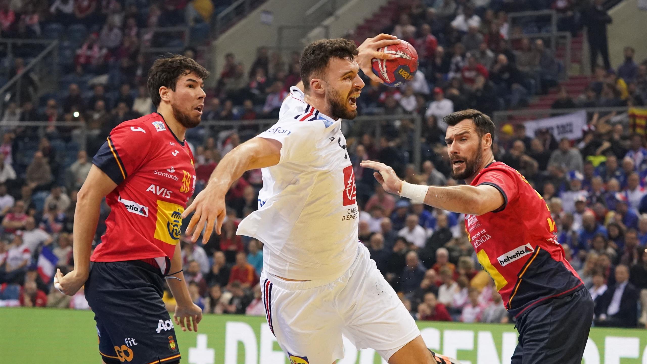 HandballWM 2023 Frankreich gewinnt gegen Spanien Ungarn löst