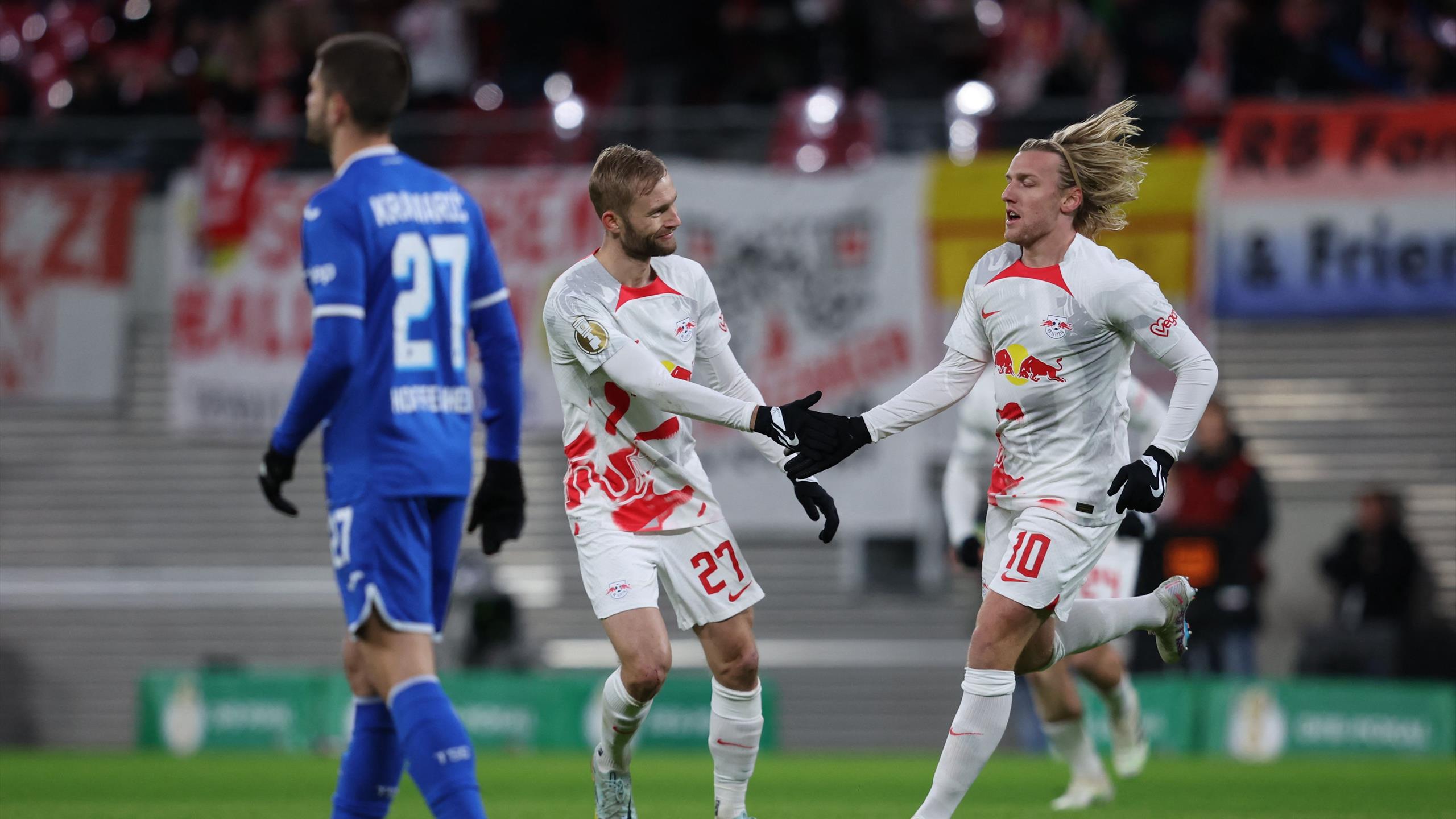 RB Leipzig schlägt TSG Hoffenheim im Achtelfinale des DFBPokals