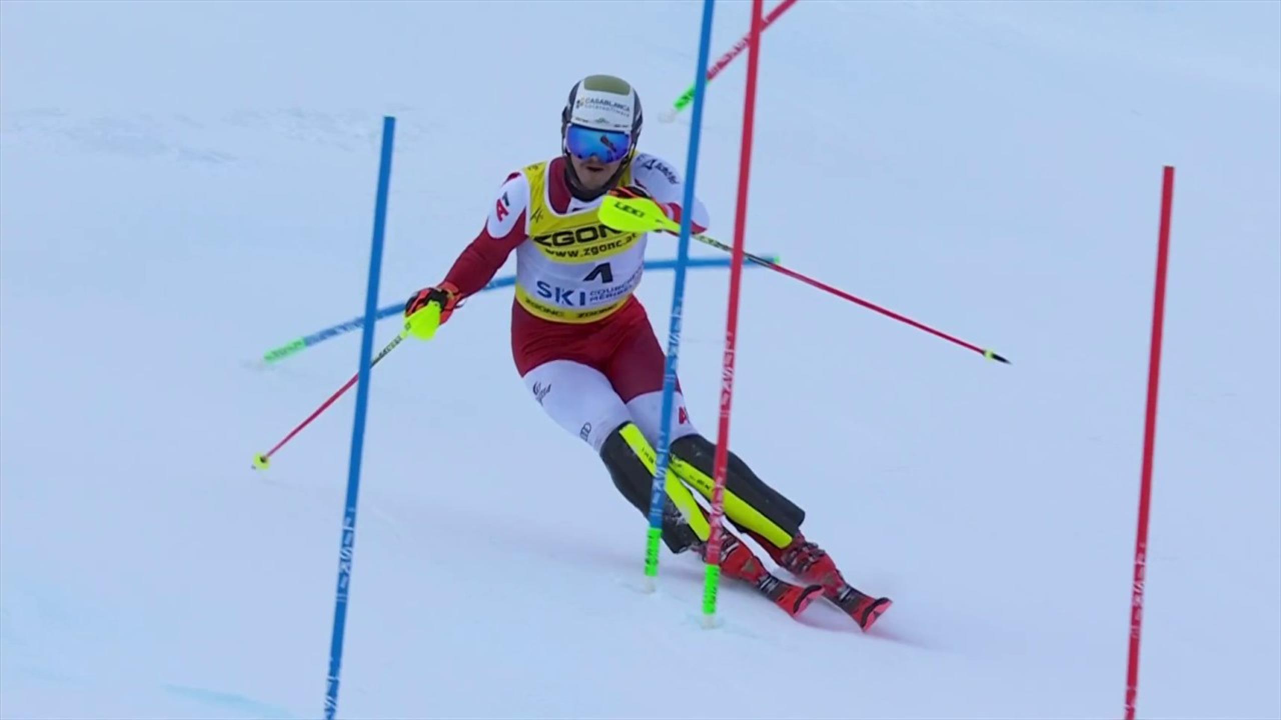 SkiWM 2023 Manuel Feller mit Traumlauf bei der WM SlalomBestzeit