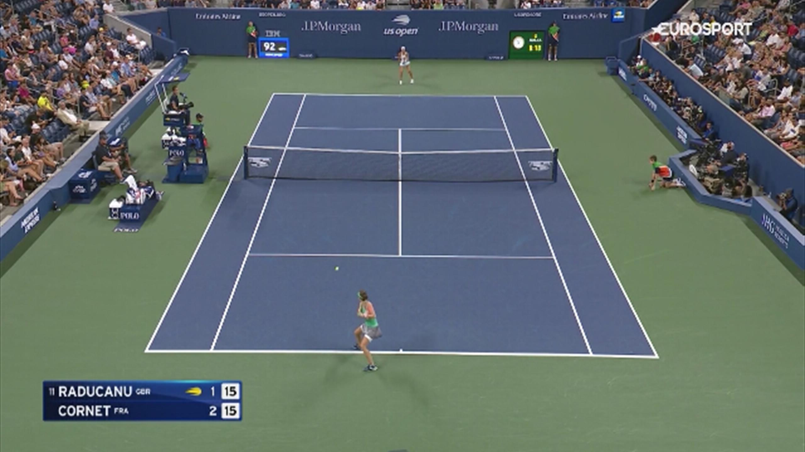 Skrót meczu Raducanu w 1. rundzie US Open Wszystkie sporty