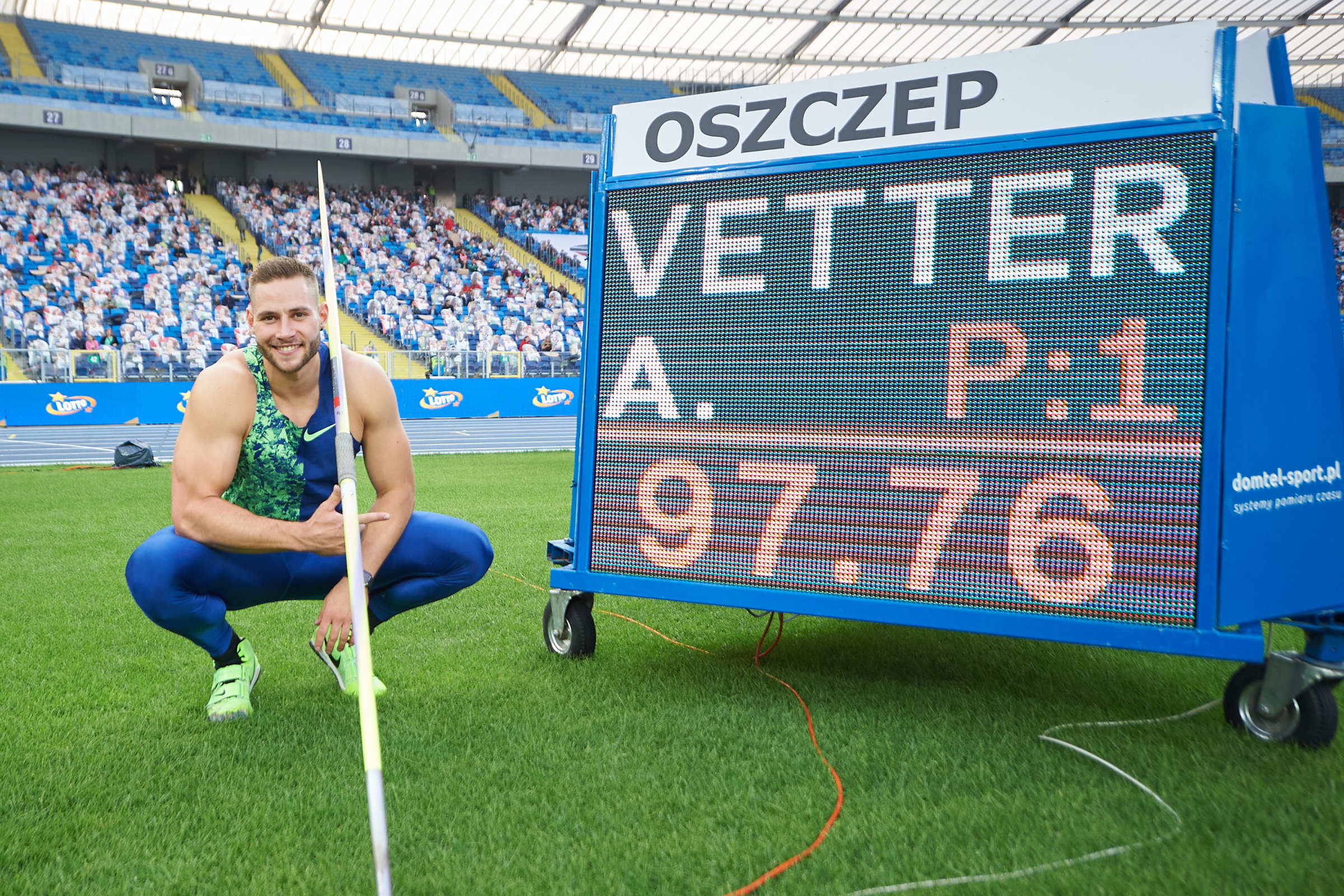 Lekkoatletyka - Johannes Vetter zbliżył się do rekordu świata w rzucie