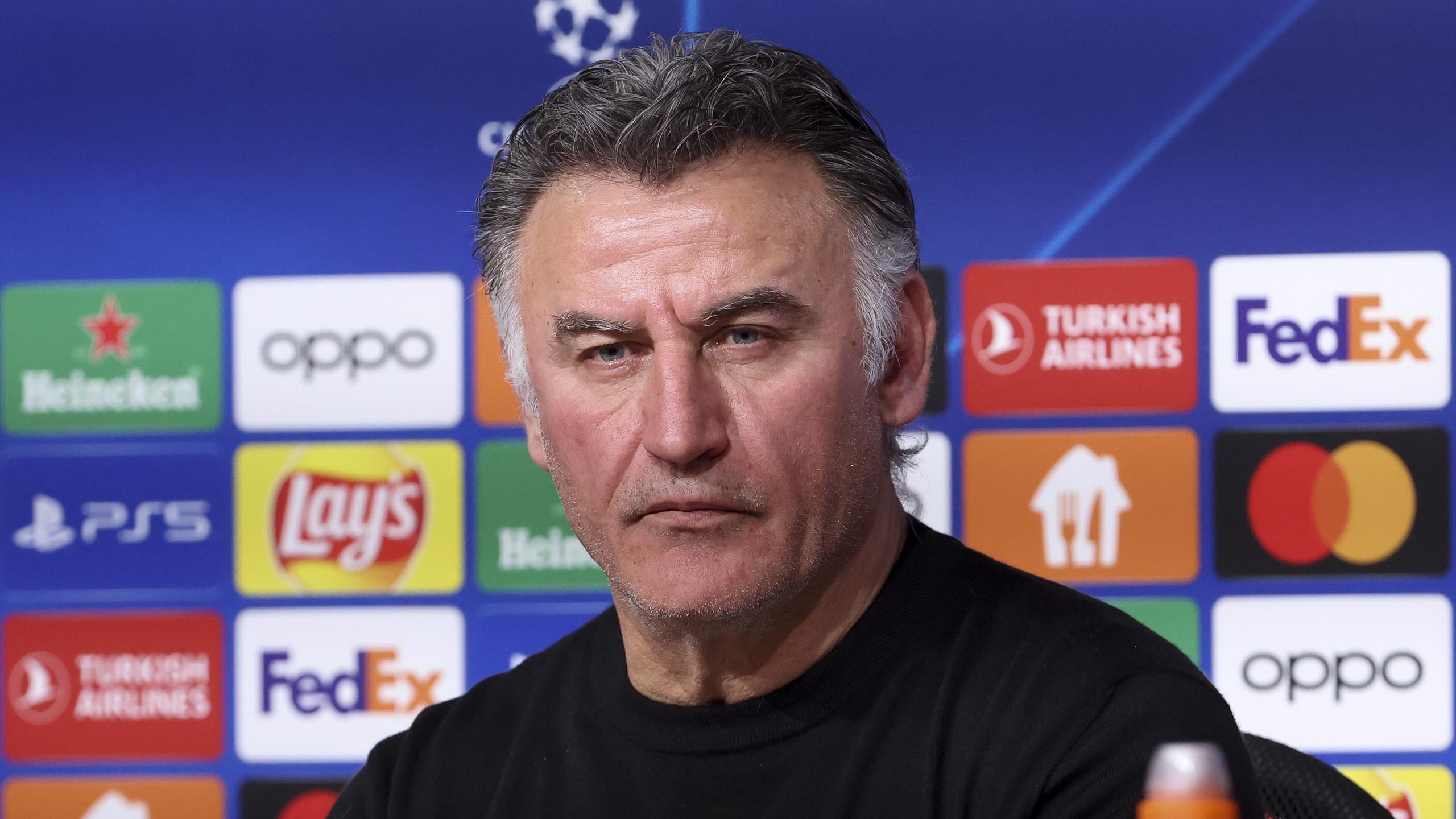 Champions League PSGTrainer Christophe Galtier hadert nach Niederlage