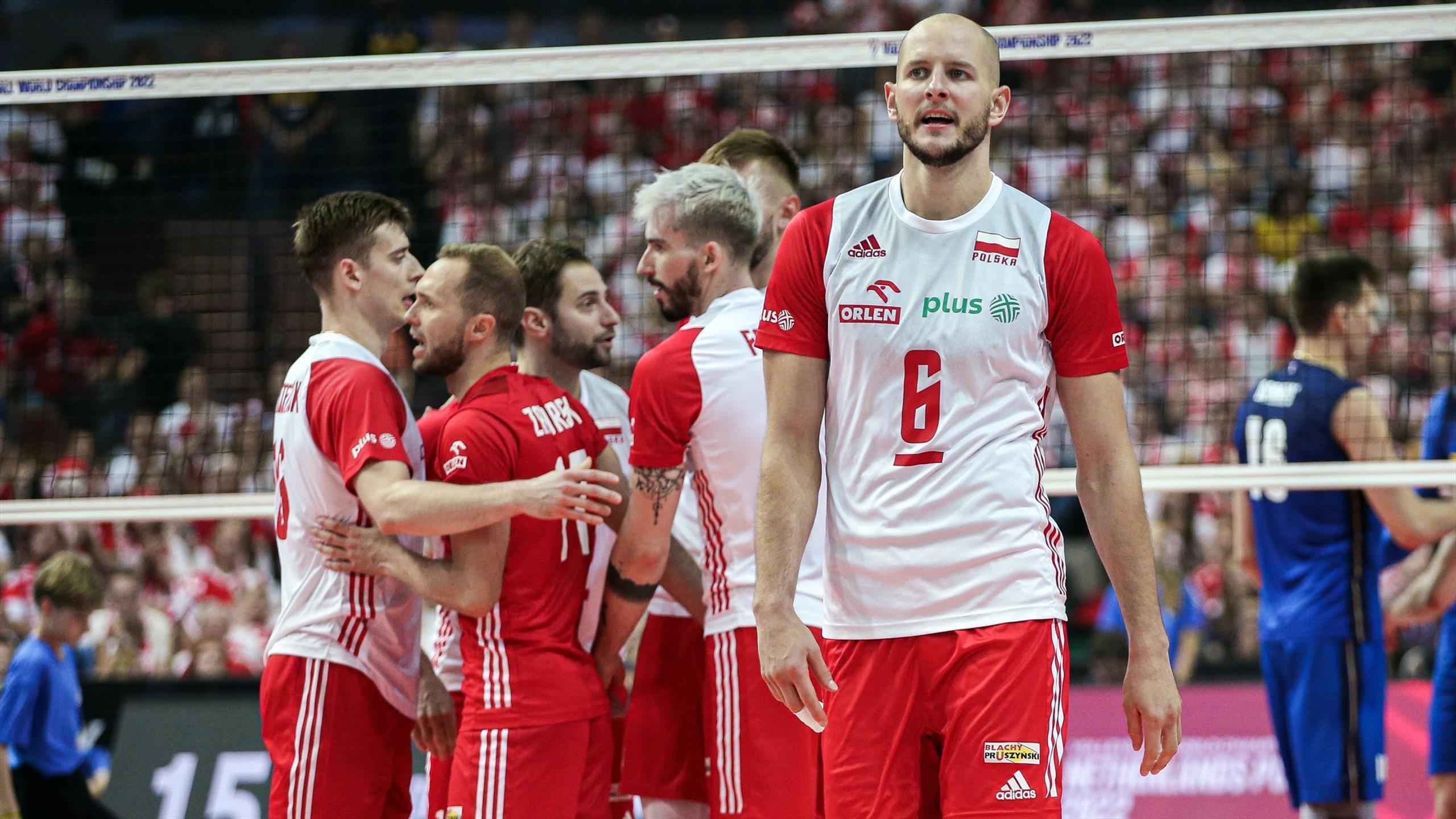 Polska - Włochy w finale MŚ 2022. Bartosz Kurek, Mateusz Bieniek i