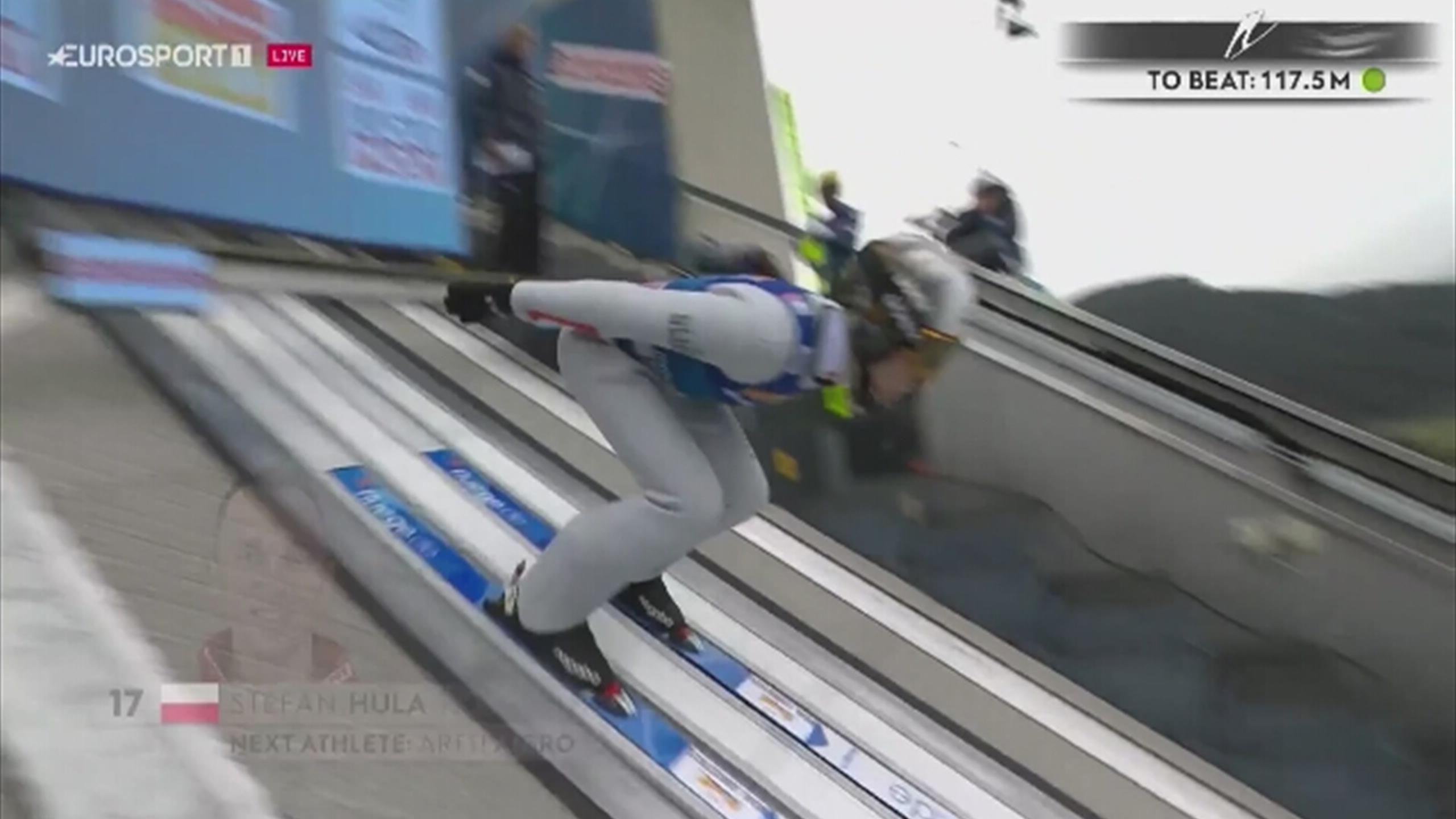 Skok Huli z kwalifikacji do konkursu w Innsbrucku - Wszystkie sporty