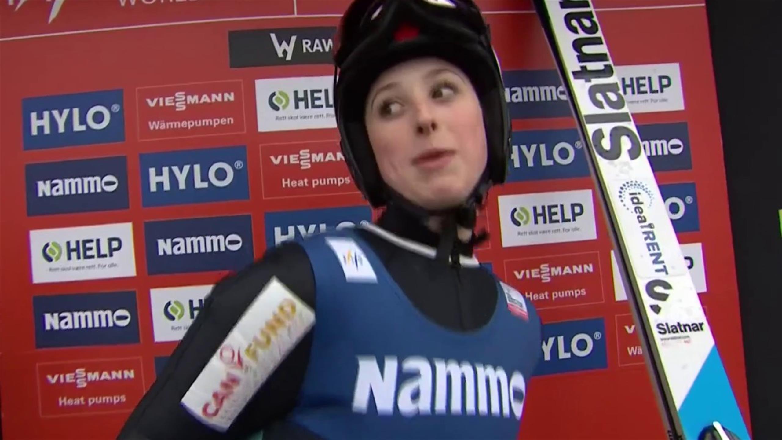 Alexandria Loutitt springt kanadischen Rekord und freut sich keck 225