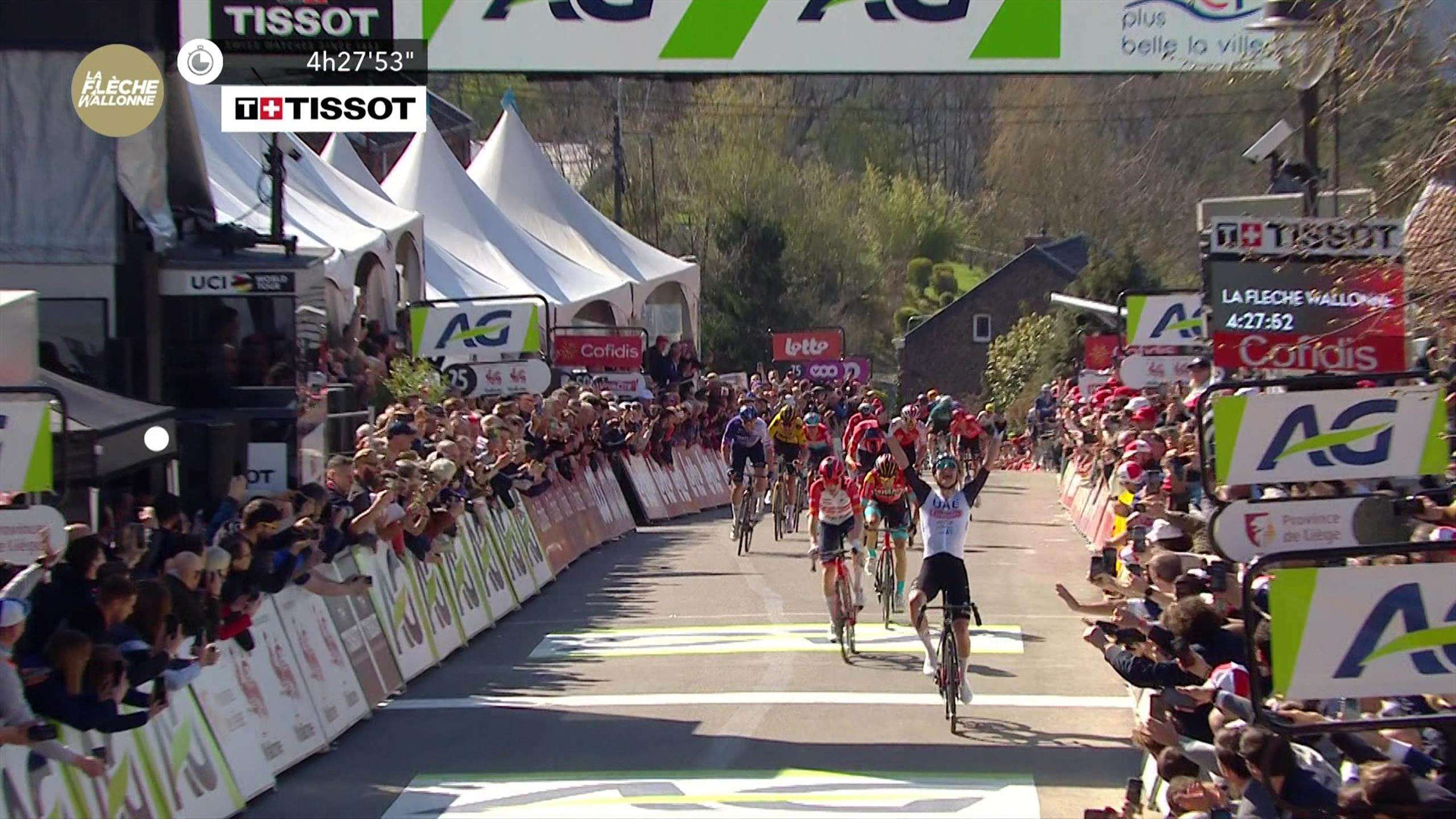 FrecciaVallone 2023 Pogacar brutale! Doma anche il Mur de Huy e