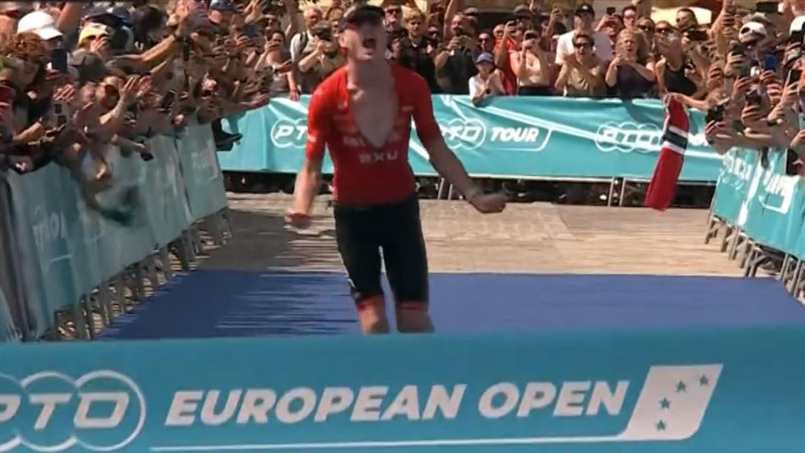 Max Neumann shows his mettle to win PTO European Open crown Triathlon