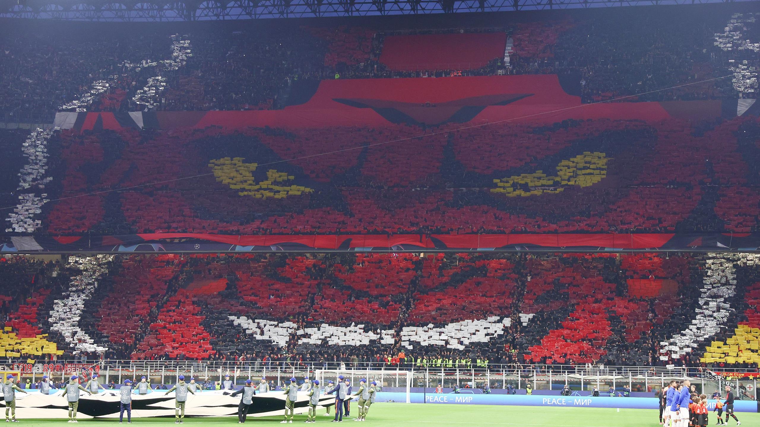 تيفو جماهير ميلان