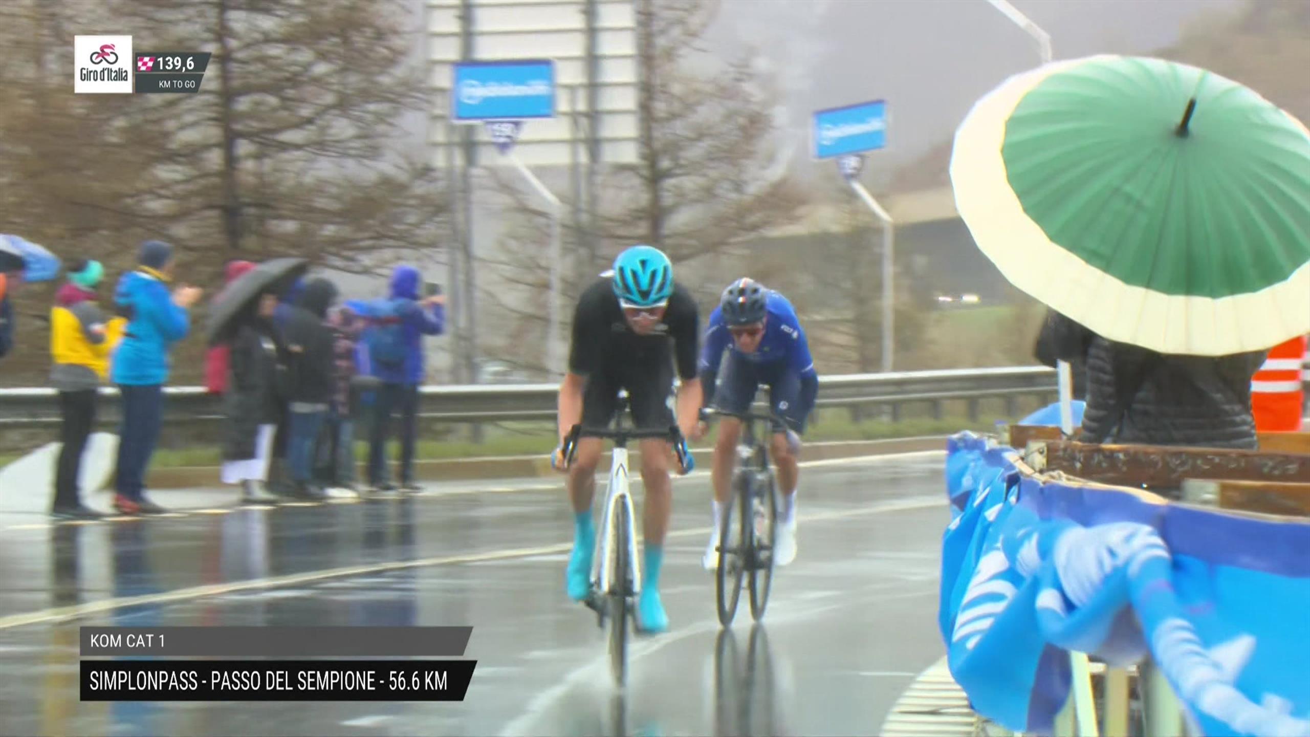 Davide Bais wygrał premię górską na 14. etapie Giro d'Italia