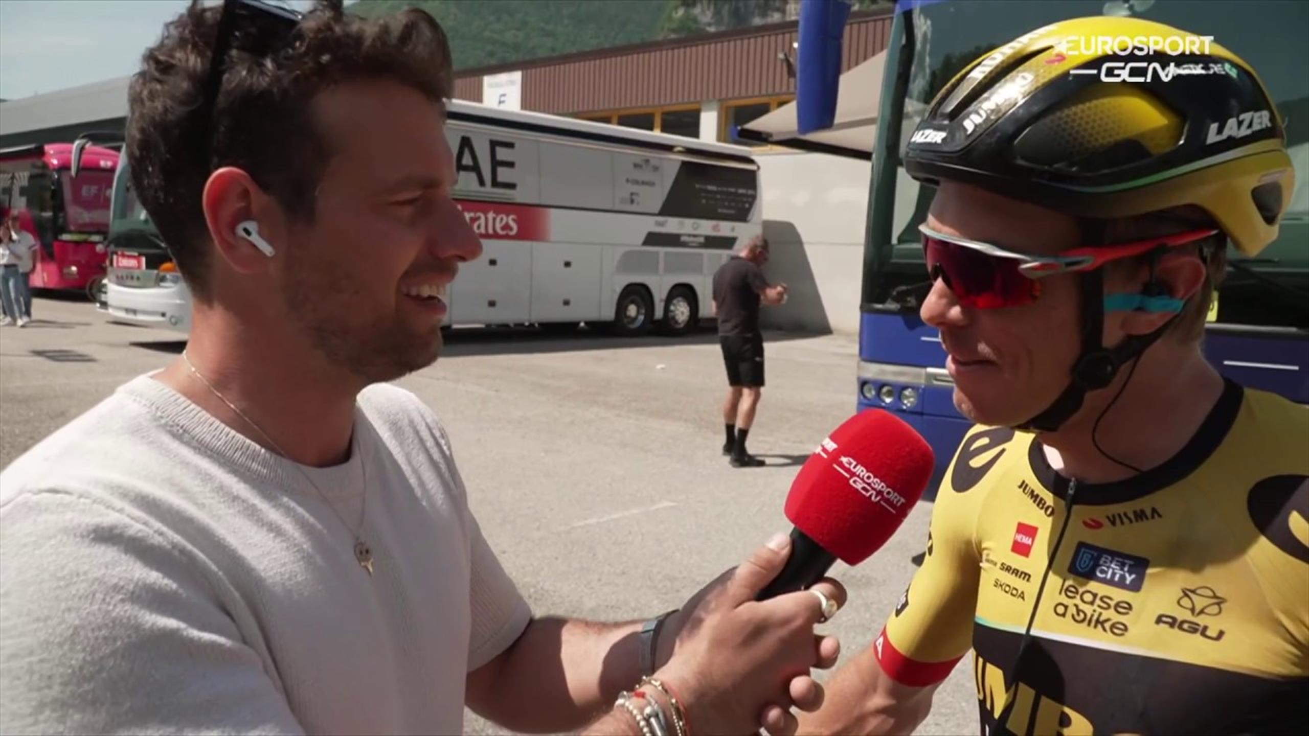Giro d'Italia | Rohan Dennis dolt met Adam Blythe: 