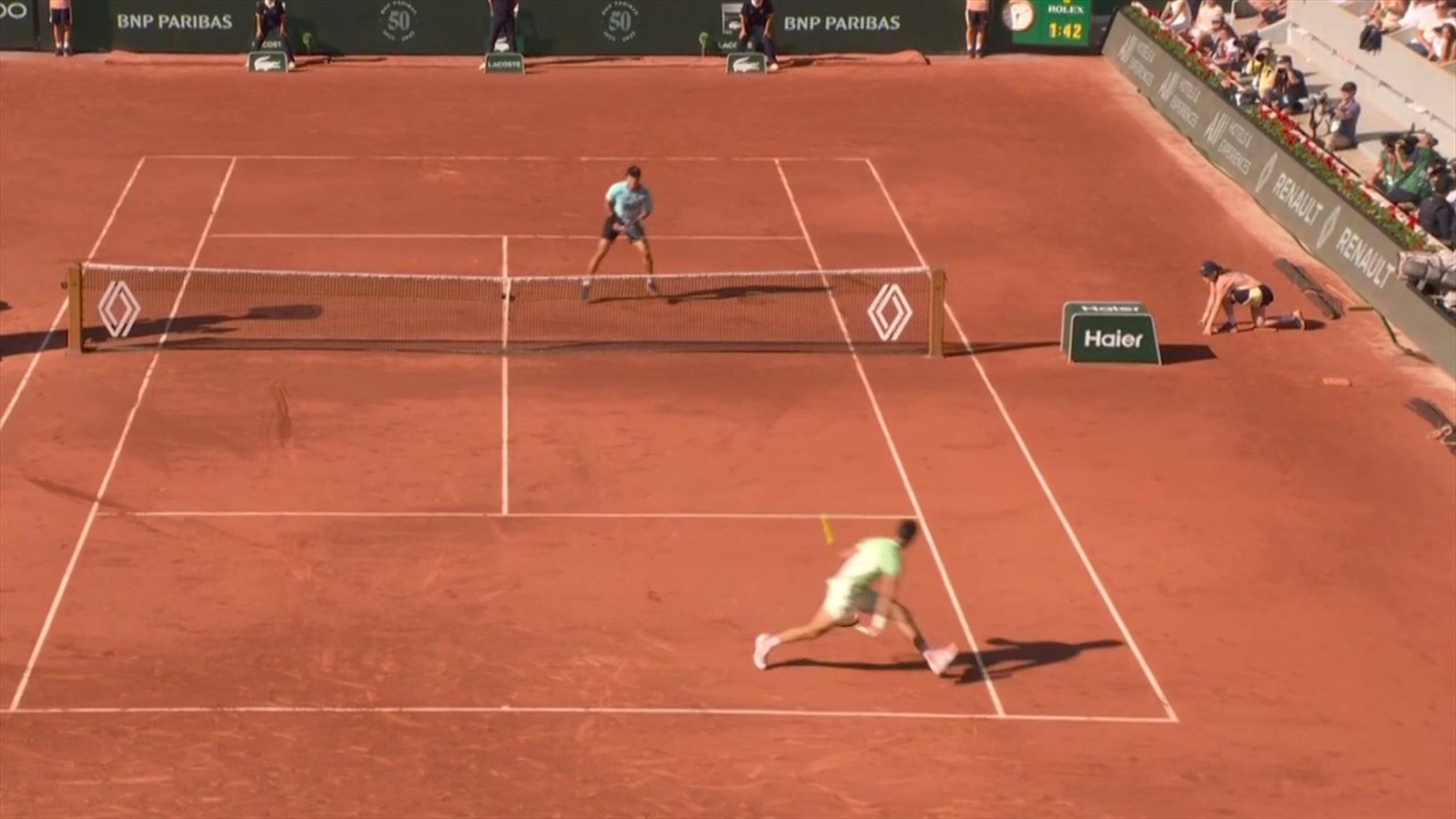 French Open 2023 Alcaraz und Daniel liefern sich TweenerDuell