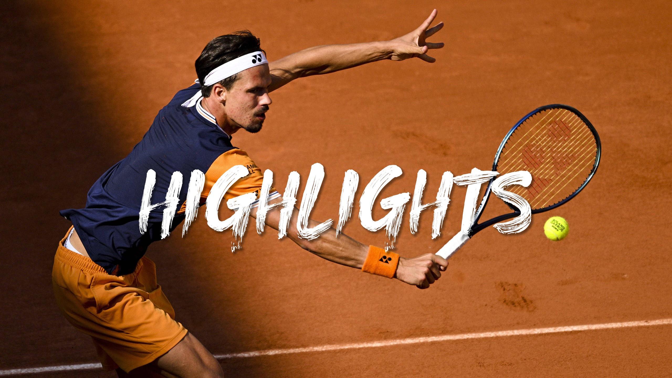 French Open 2023: Daniel Altmaier - Jannik Sinner | Highlights 2. Runde