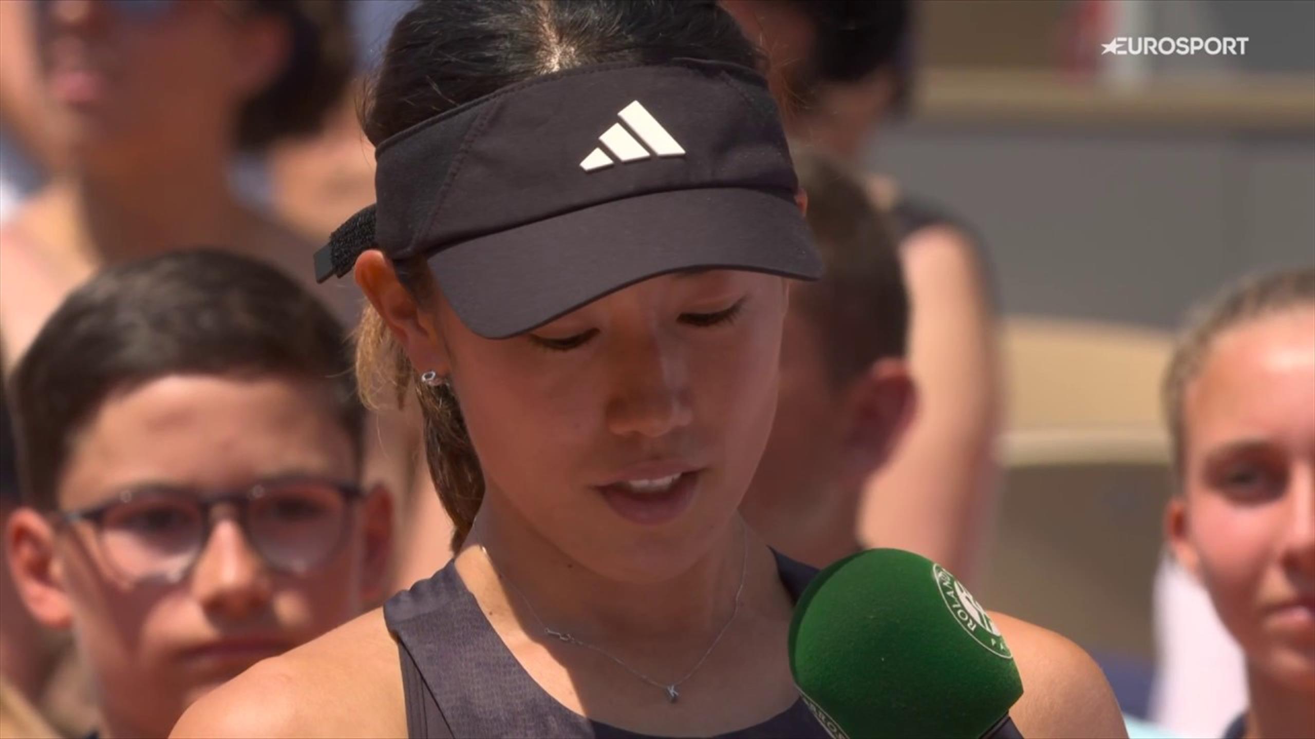 French Open Emotional Miyu Kato thanks tennis world for 'support