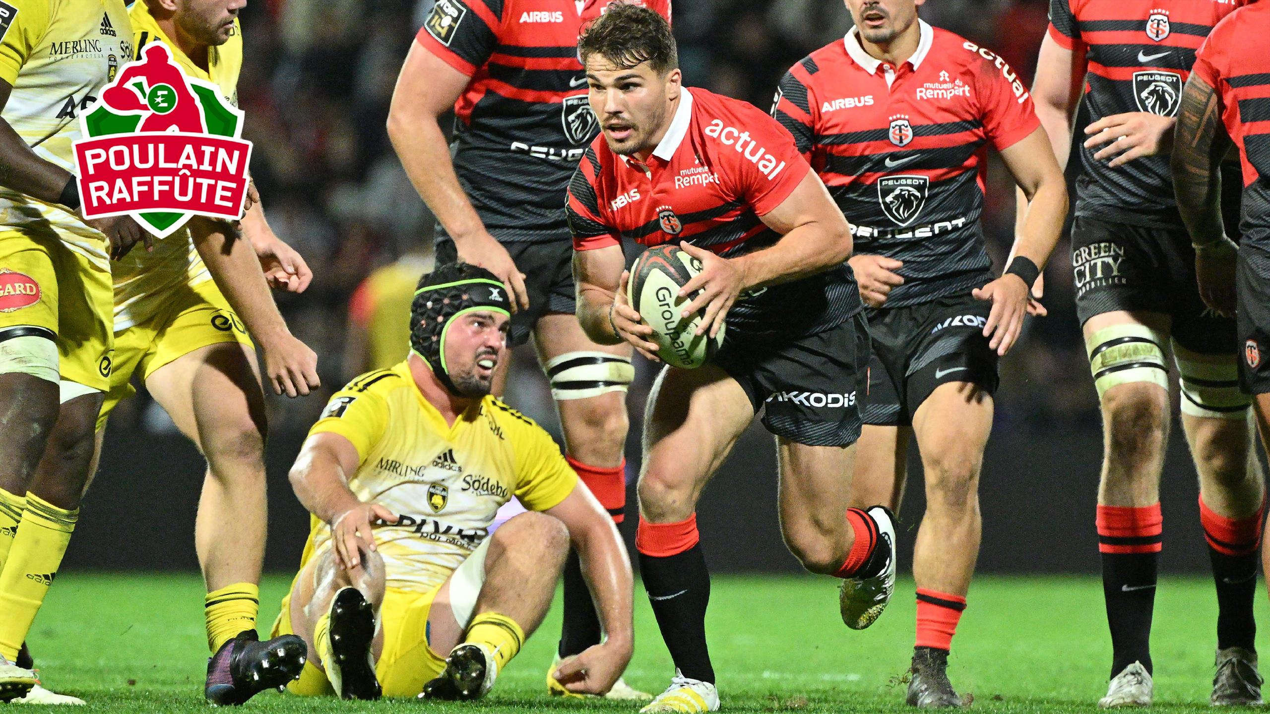 Badge CHOCOLAT POULAIN tôle sérigraphiée CA BEGLES-BORDEAUX RUGBY Années 60