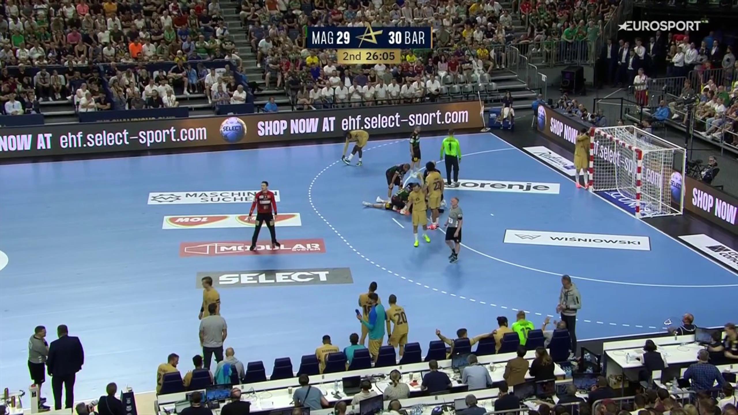Przerwa medyczna w drużynie SC Magdeburg w Final 4 Ligi Mistrzów