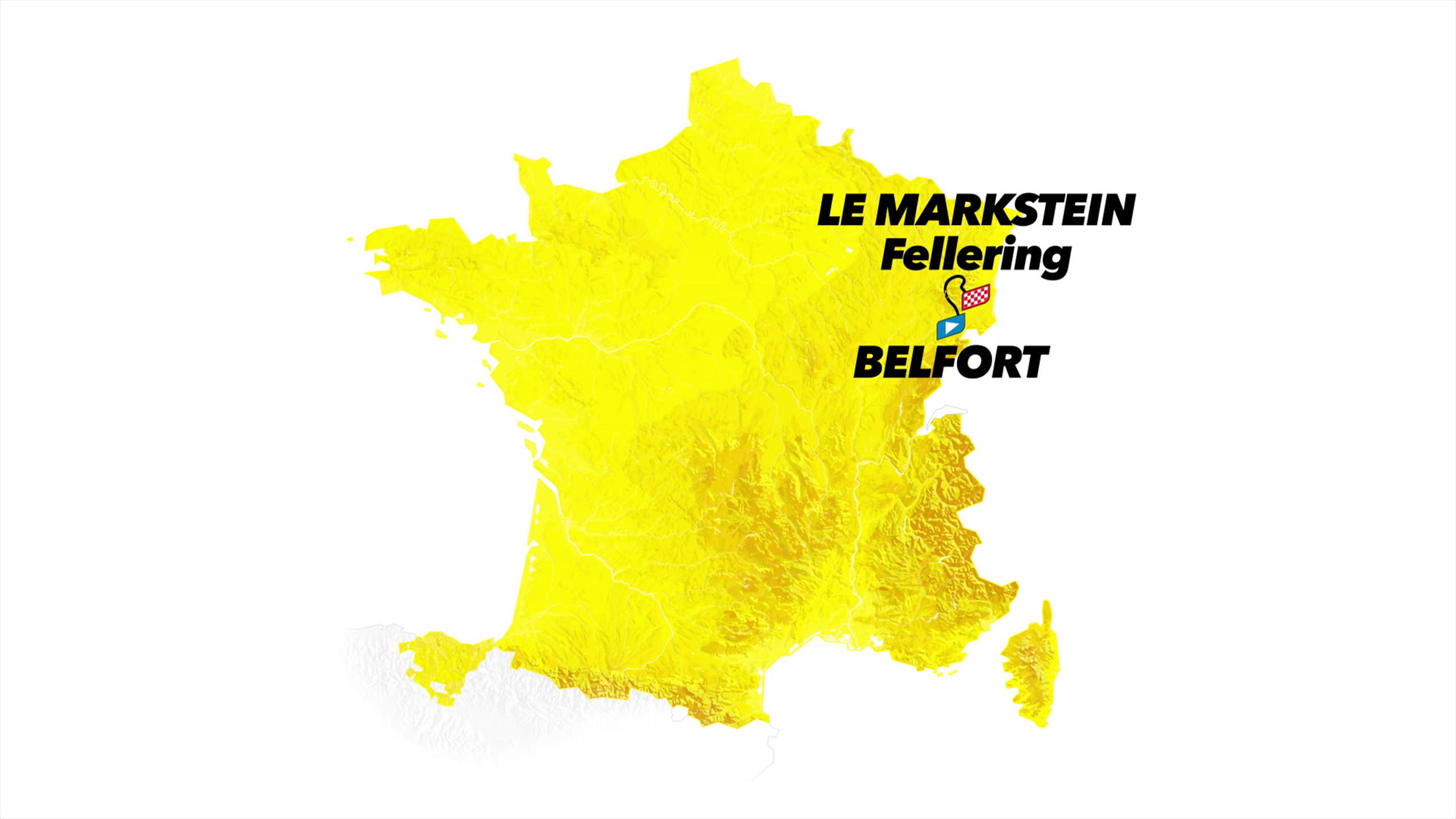 Tour de France 2023 Tappa 20 BelfortLe Markstein, il percorso in 3D