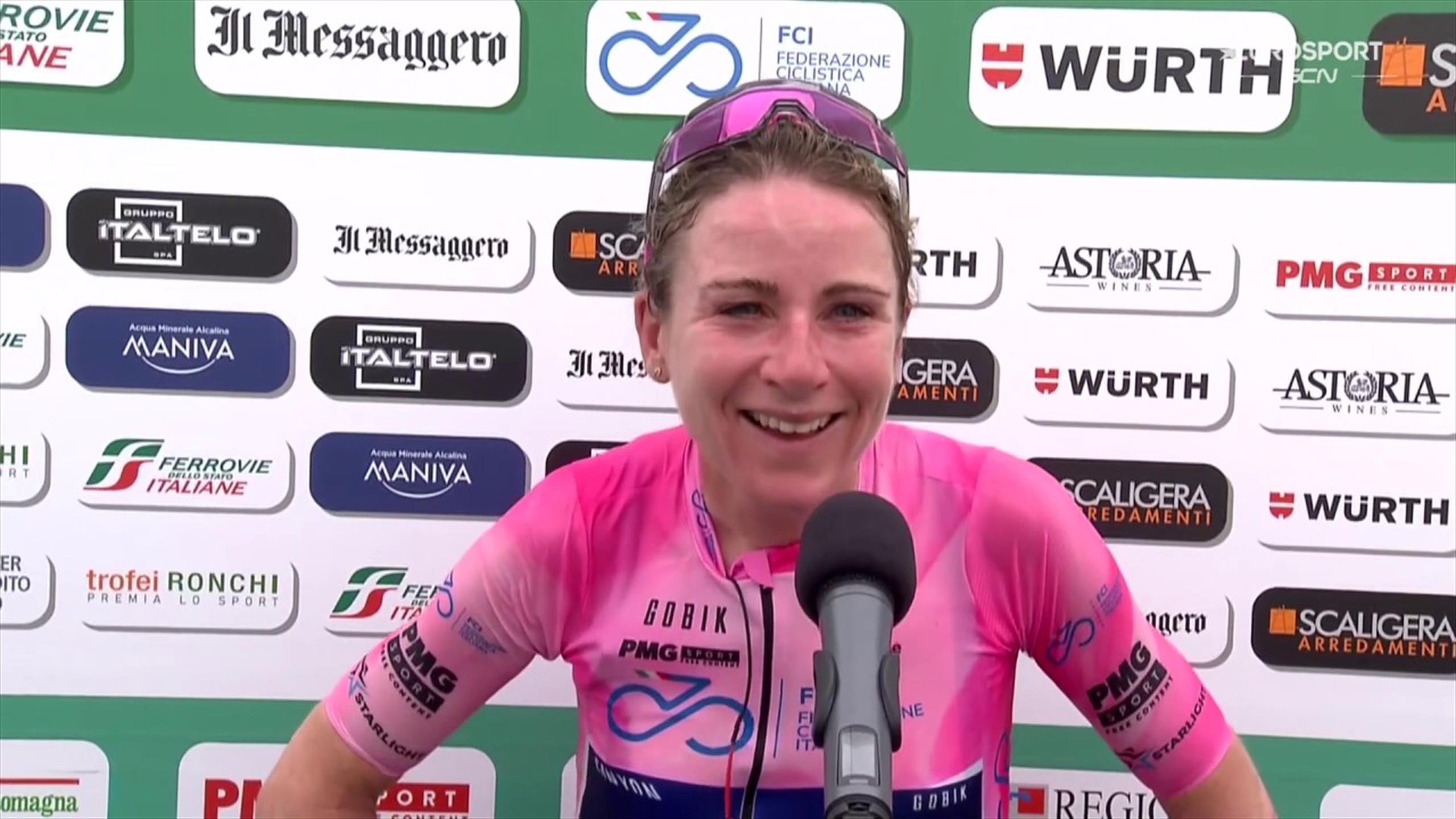 Giro Donne “Gisteren genoot ik van het uitzicht, vandaag ging ik