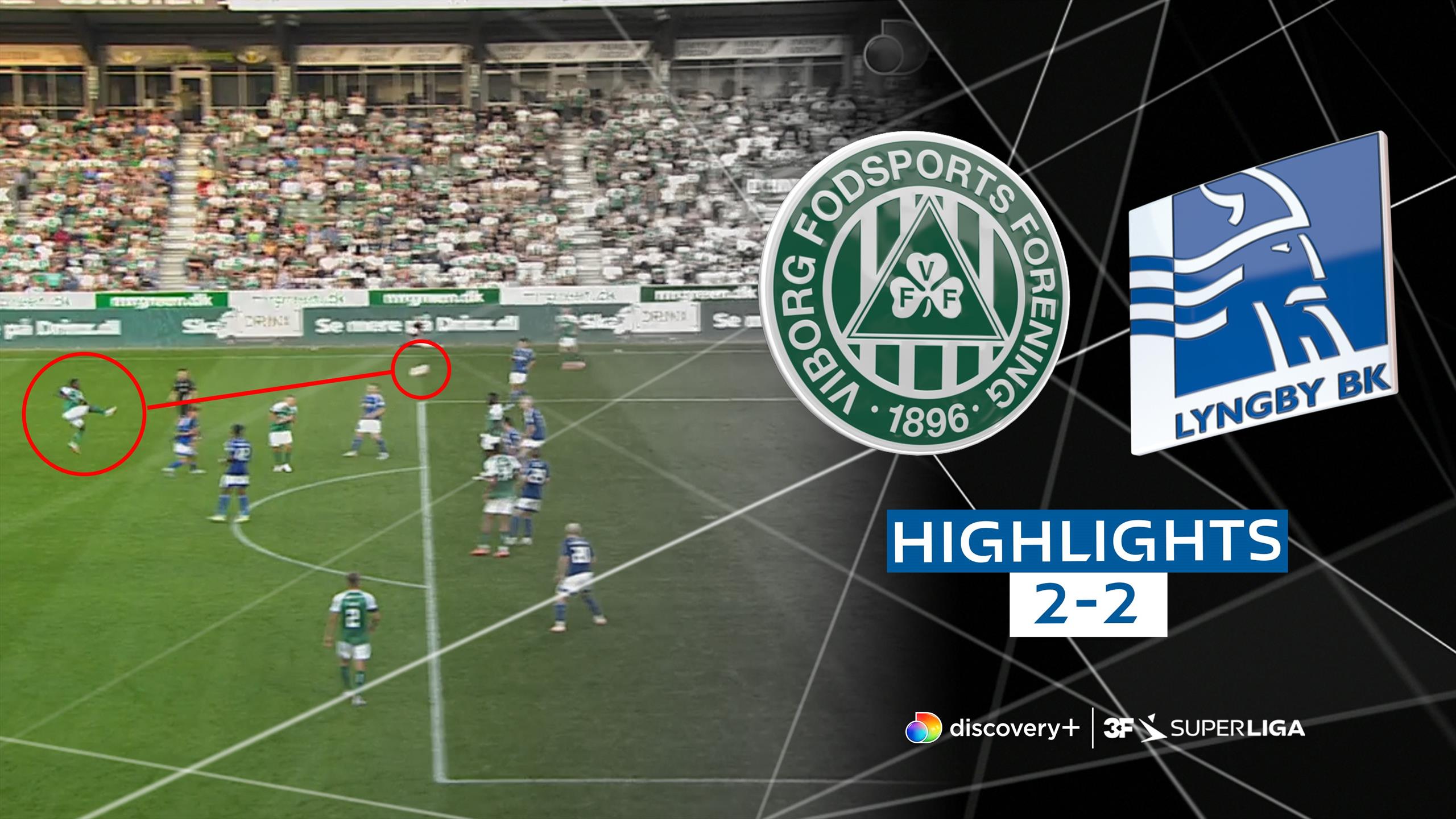 Highlights Drømmemål sikrede point mod Lyngby Fodbold video