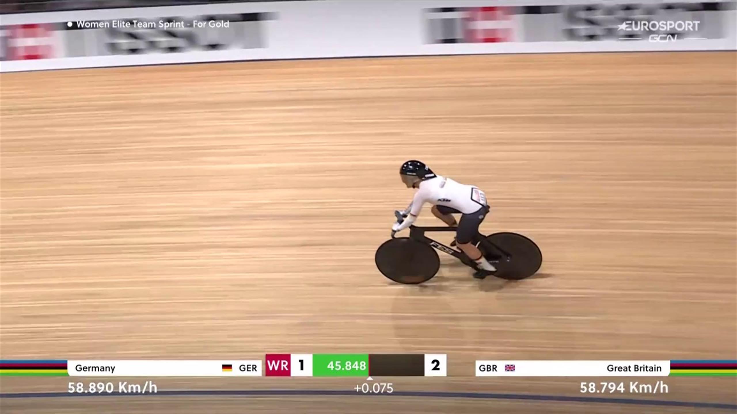 Mondiali ciclismo pista Hinze, Friedrich e Grabosch spaziali record