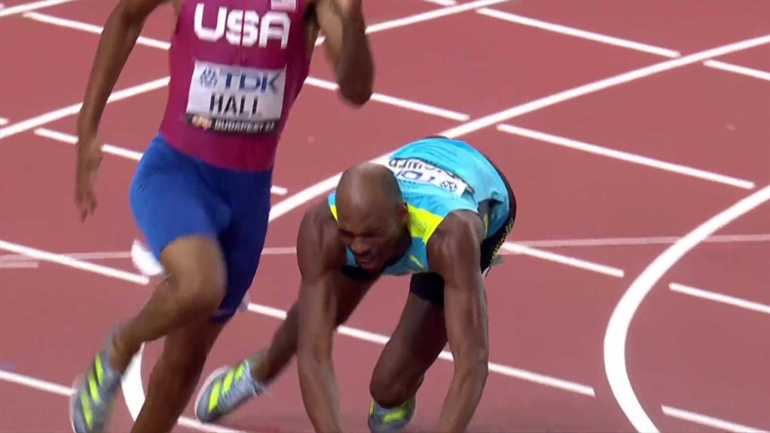 LeichtathletikWM 2023 Steven Gardiner erlebt Verletzungsdrama