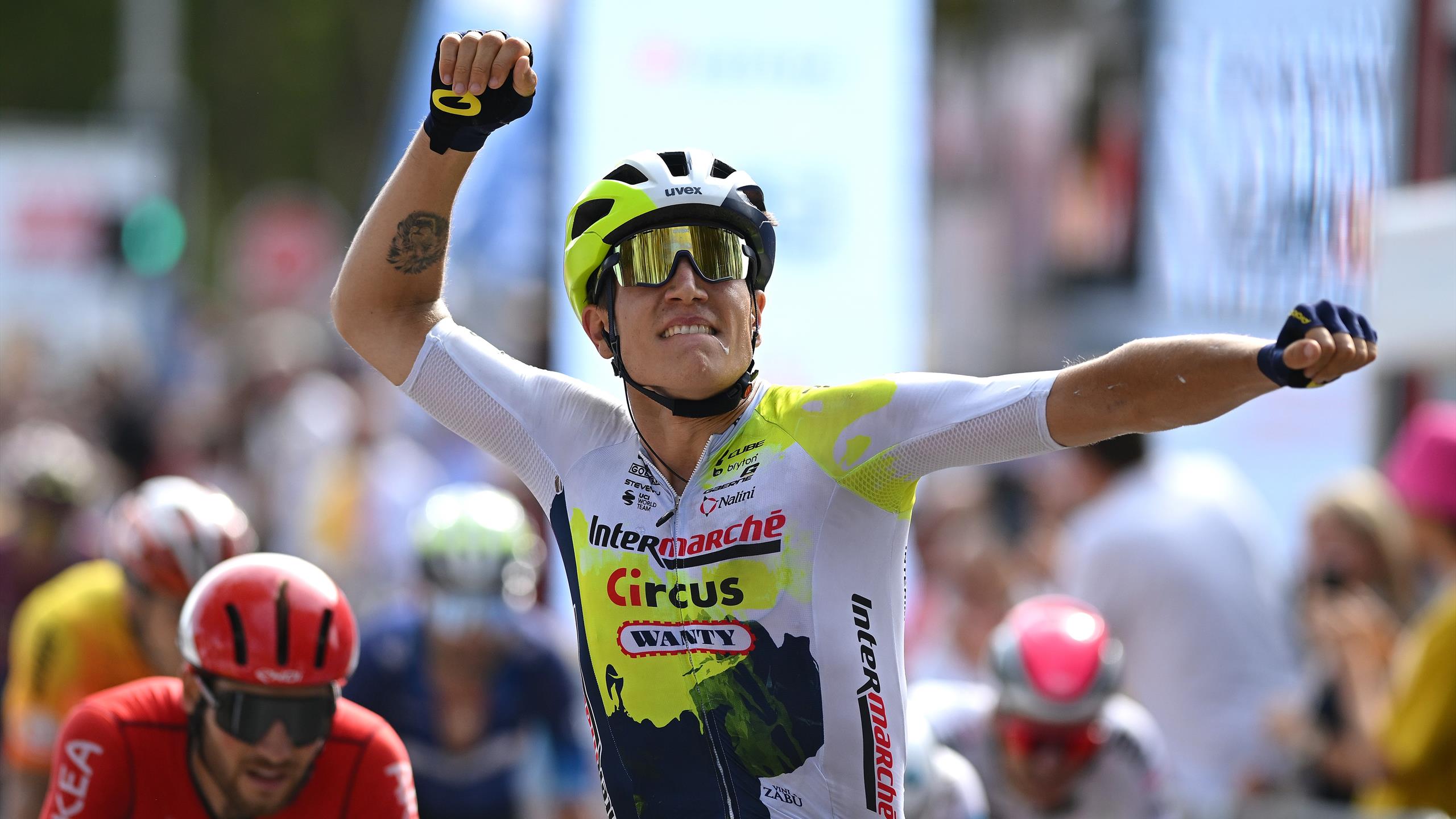 Hugo Page, au départ de la 4e étape du Tour d'Espagne "Cette étape est un objectif, je suis en