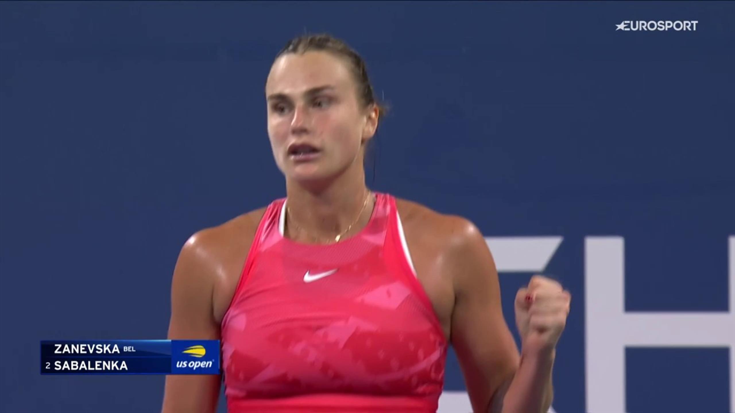Sabalenka zameldowała się w 2. rundzie US Open - Tenis wideo - Eurosport