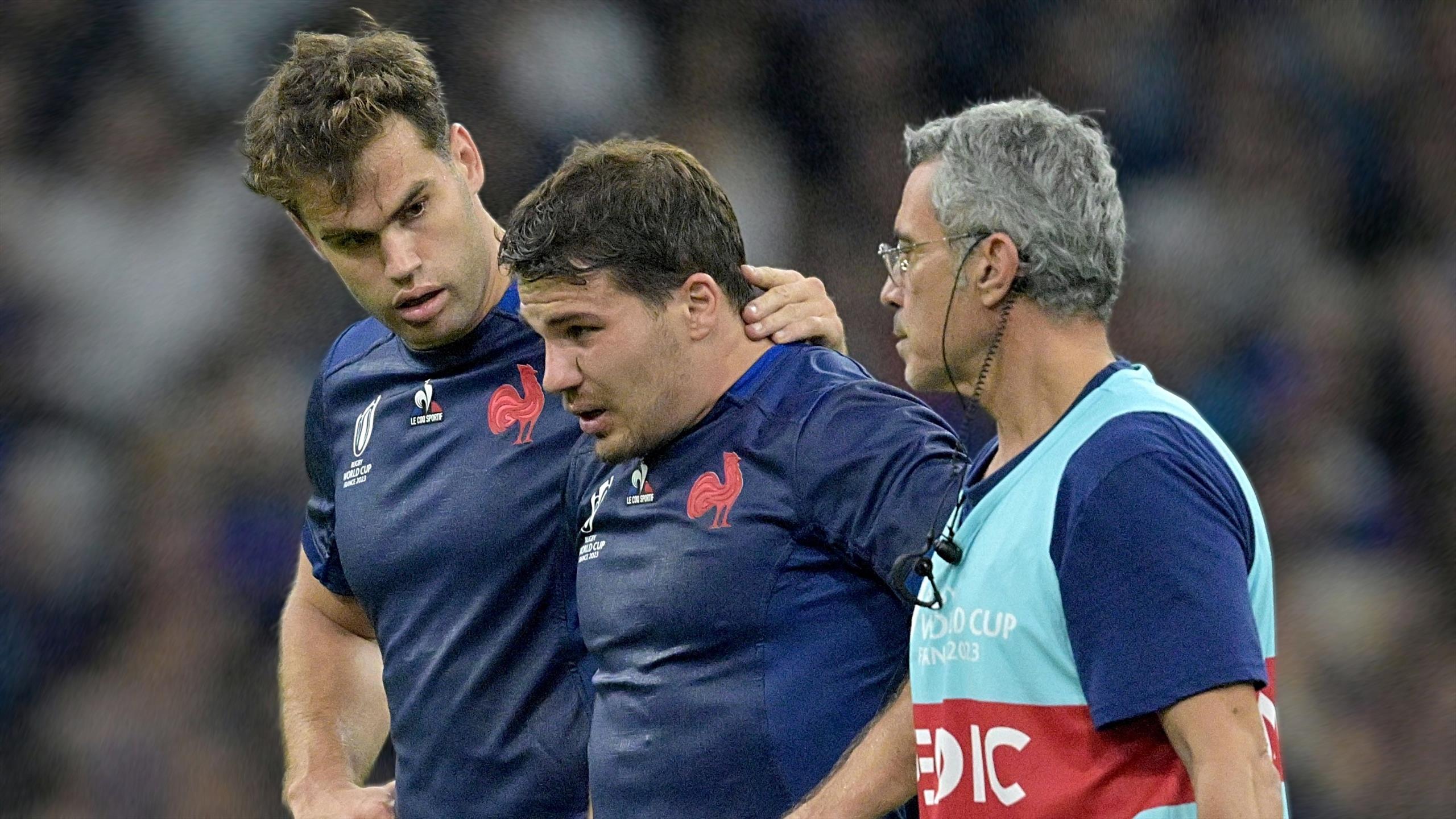 Antoine Dupont et sa blessure, sur toutes les lèvres après France-Namibie :  "Il est tellement important…" - Eurosport