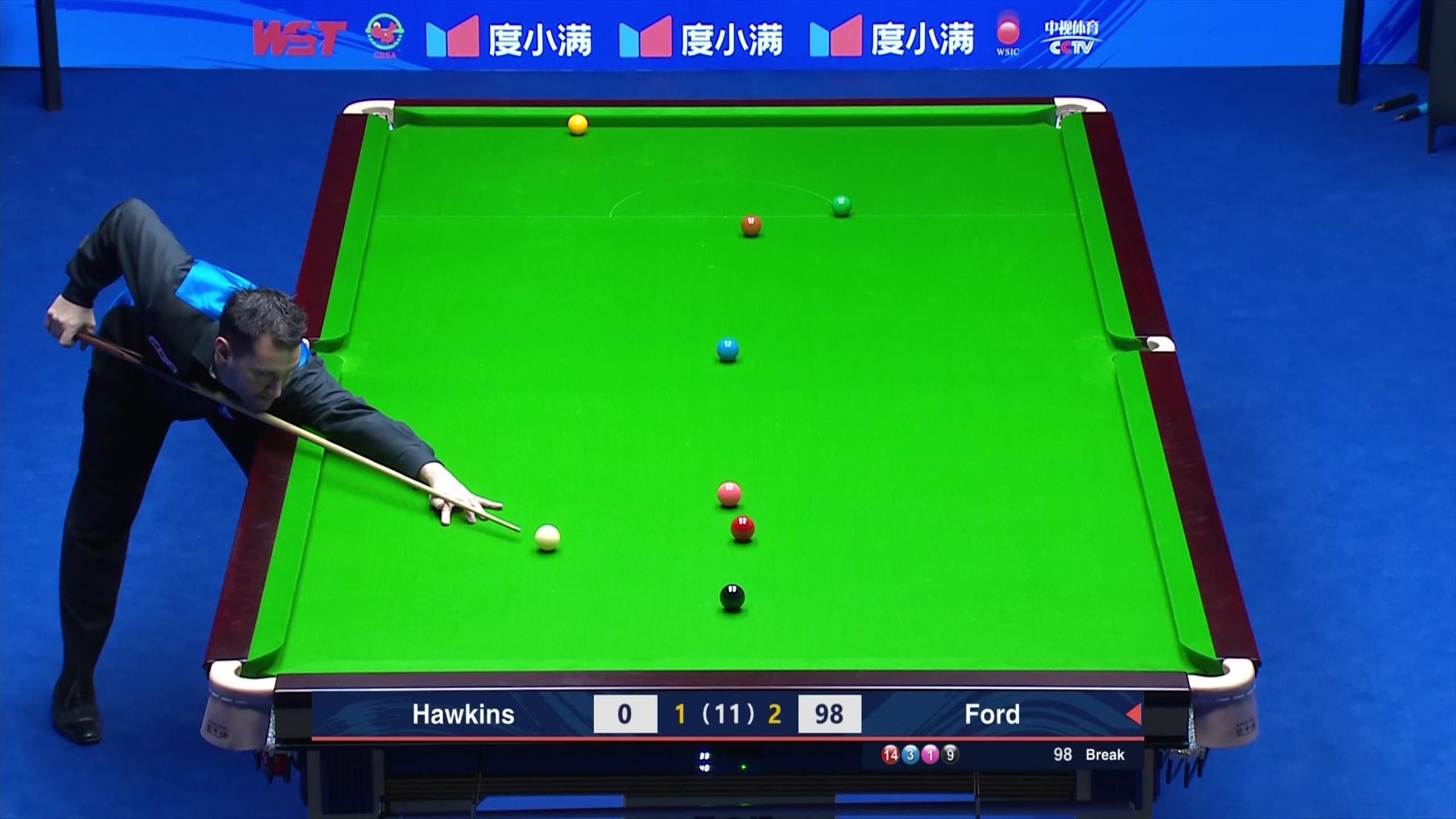 Snooker International Championship Tom Ford glänzt mit Centuries gegen