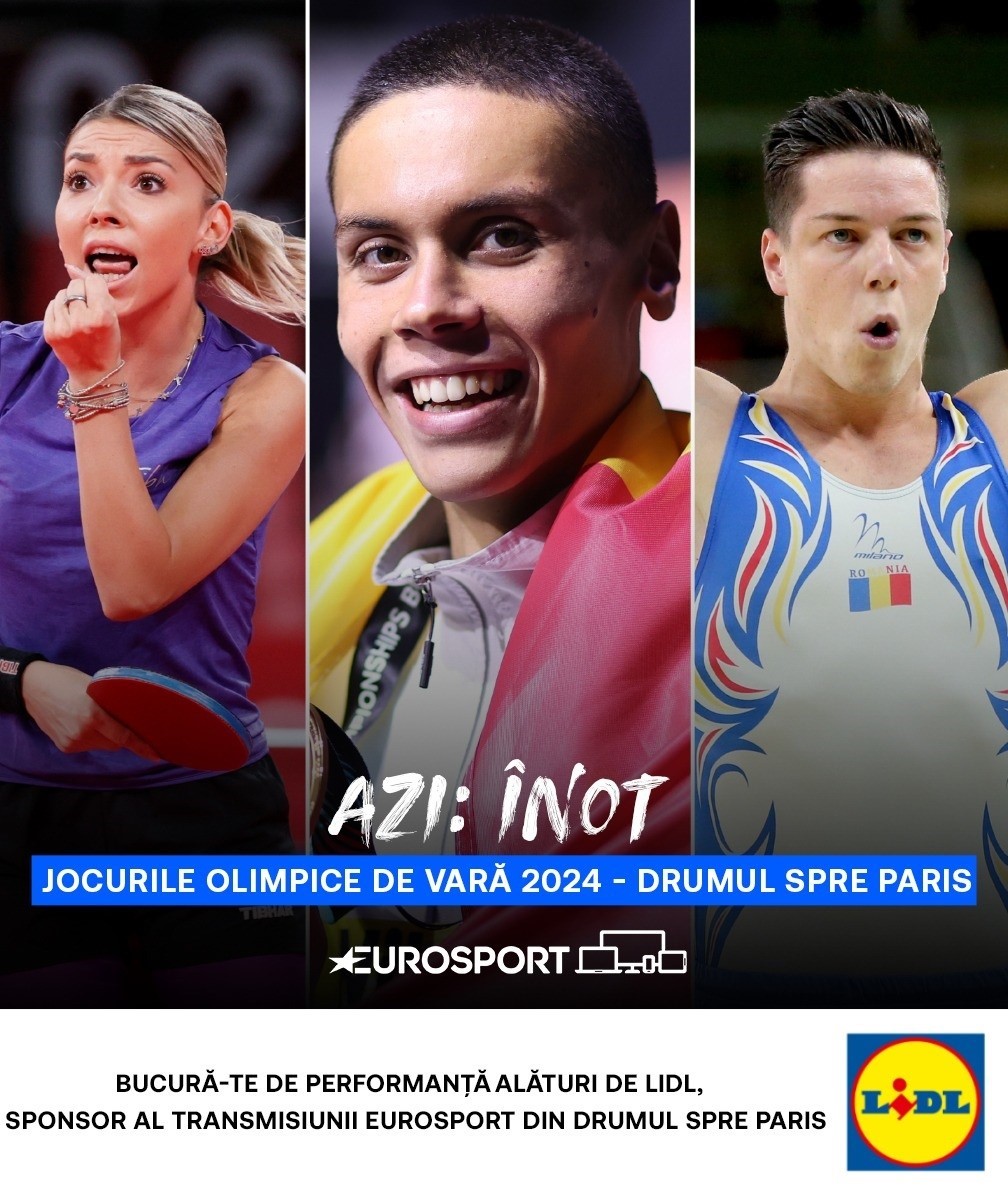 David Popovici dă totul pentru medalii la 100 și 200 m liber, la Jocurile Olimpice