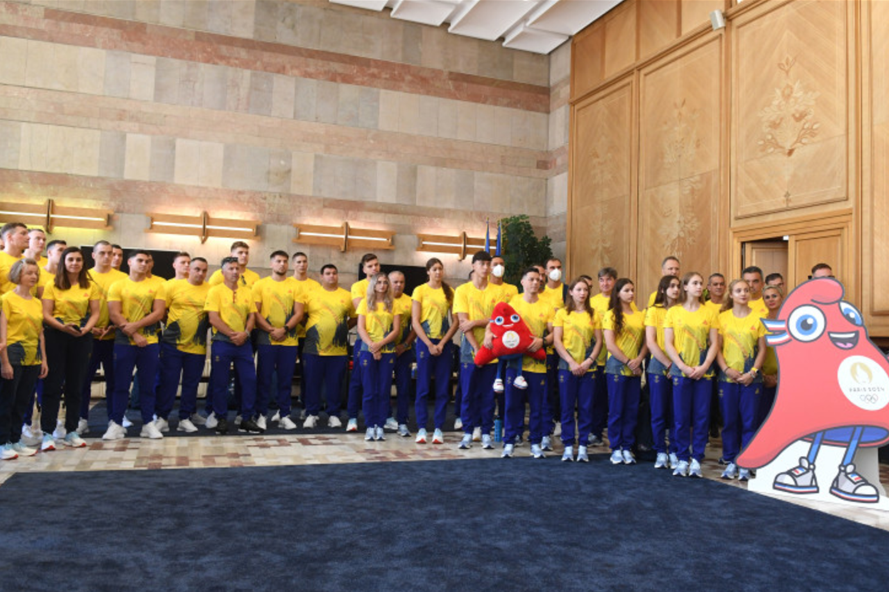 Echipa olimpică a României. Sursă foto: Agerpres