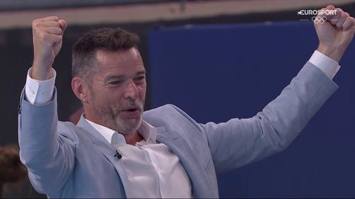 Fred Sirieix of First Dates fame joins emotional celebrations as daughter Andrea wins bronze