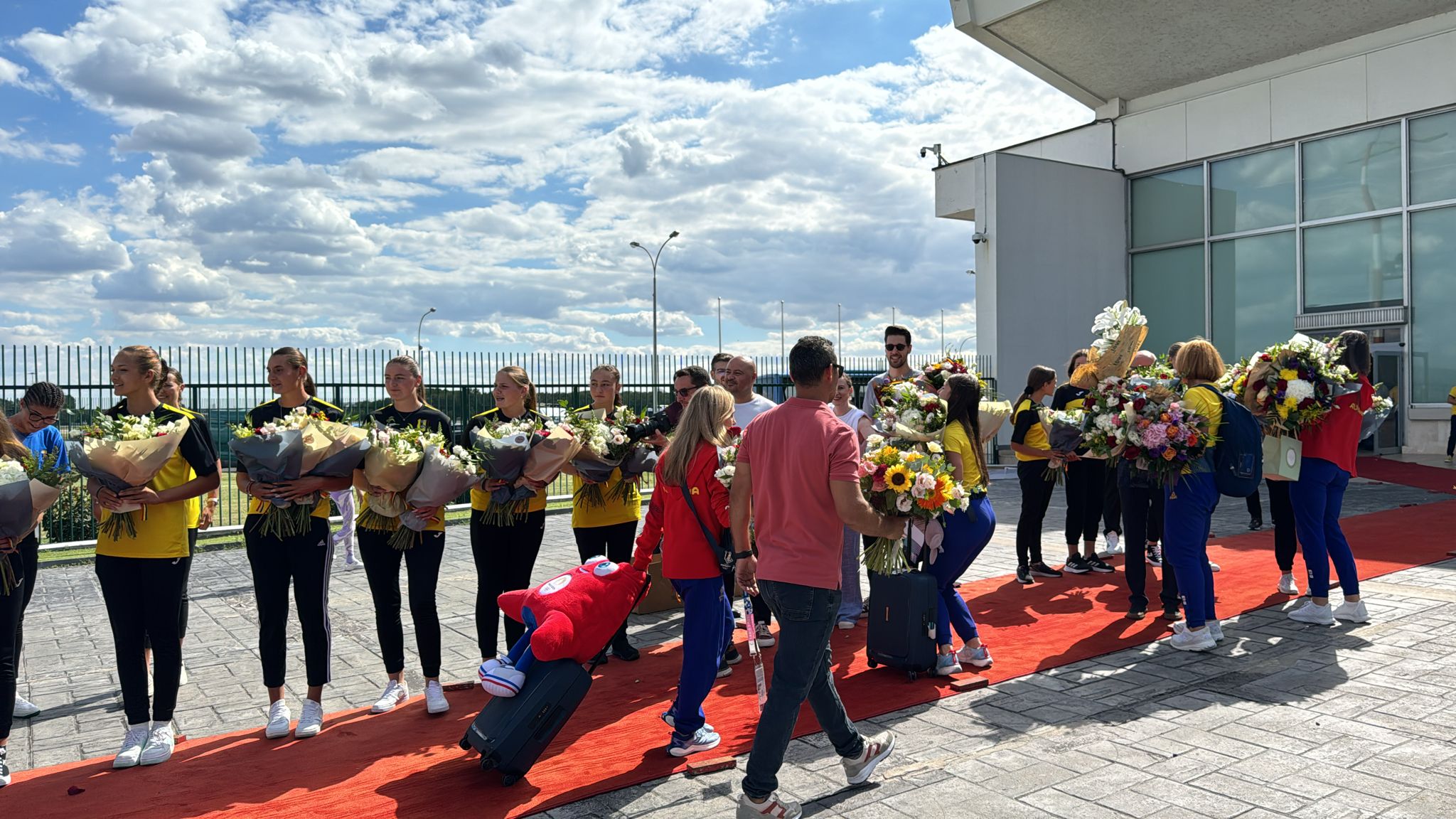 Sabrina Voinea, la revenirea în România