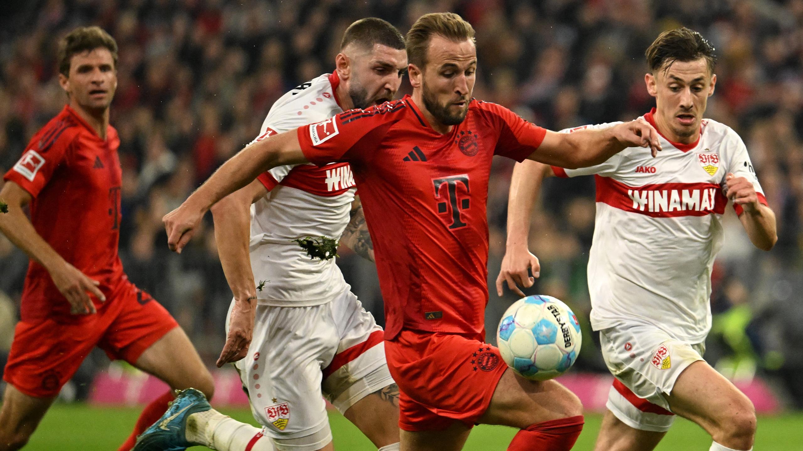 Bayern Munich v Stuttgart Bundesliga latest as Harry Kane scores hat