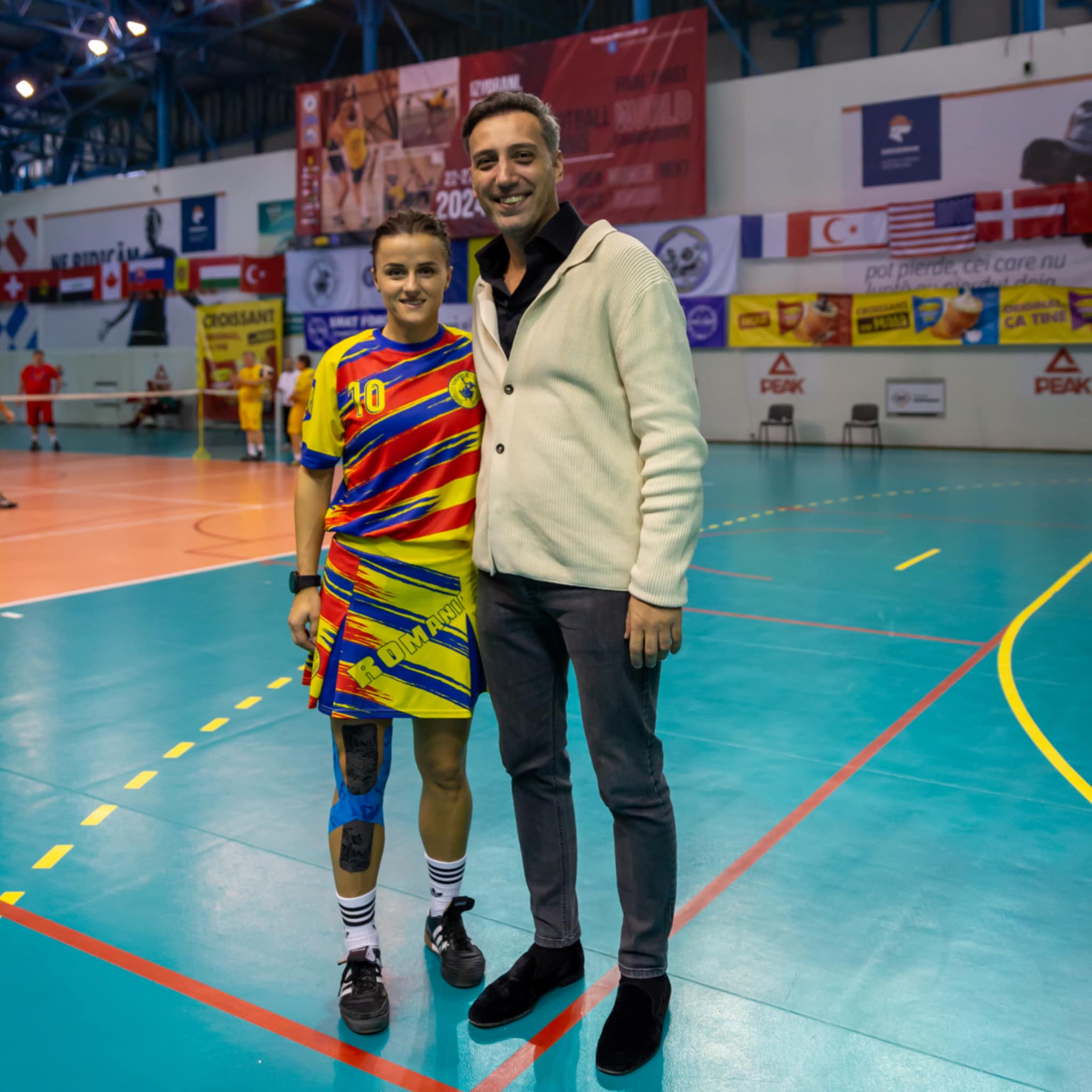 Anemaria Gherghel și dr. Radu Paraschiv. Sursa foto: Raluca Savulescu.