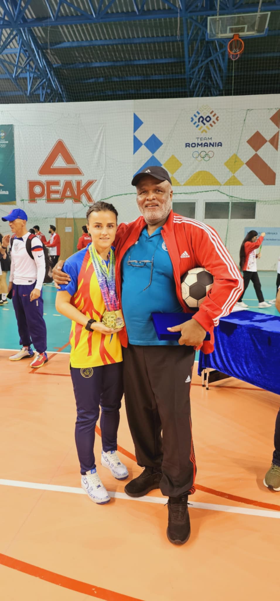 Anemaria Gherghel și Sabino Da Luz Tavares. Sursa foto: Raluca Savulescu.