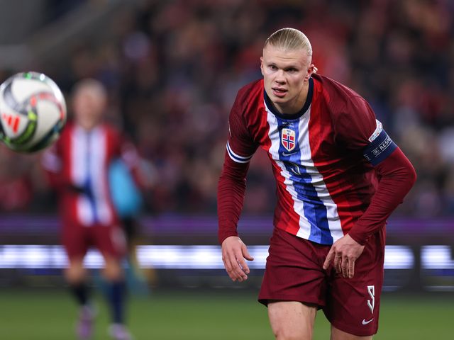 UEFA Nations League: Erling Haaland hat-trick helps Norway secure promotion with win against Kazakhstan - TNT Sports
