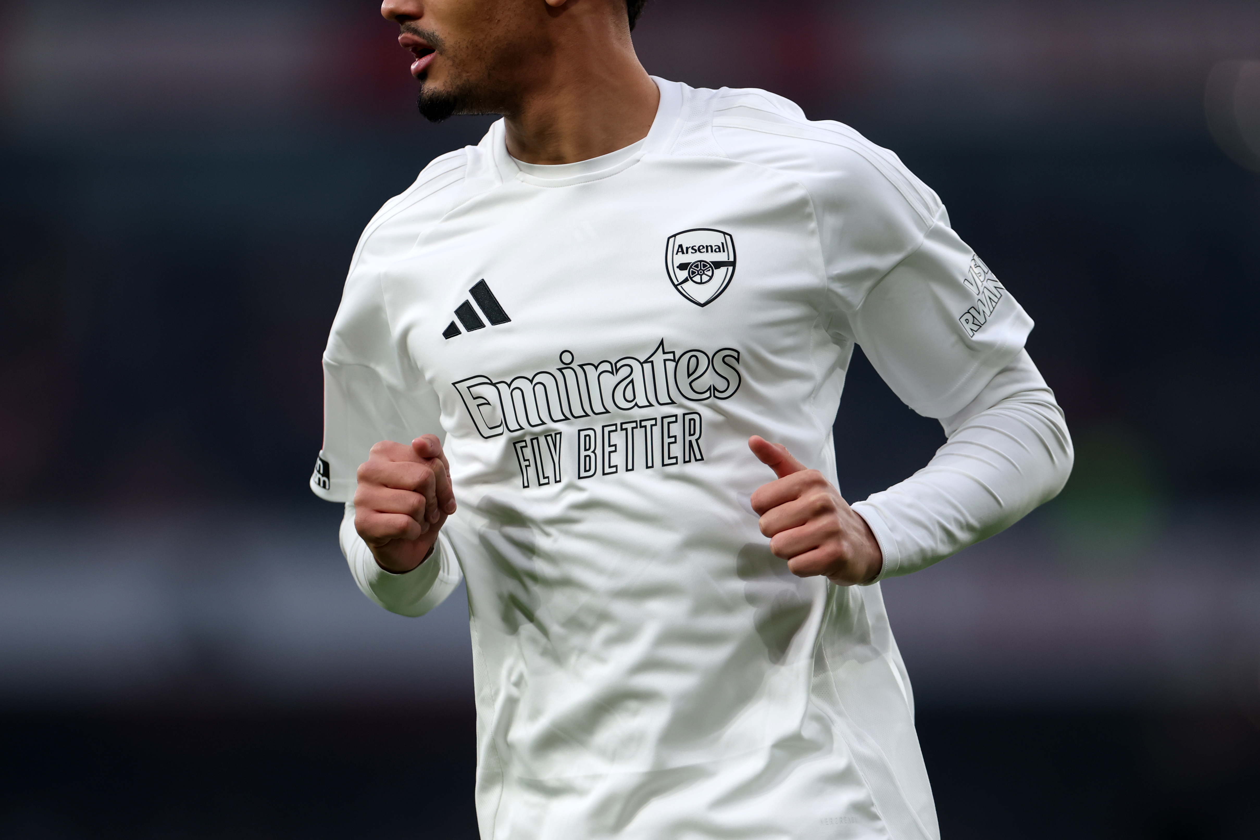manchester united arsenal white shirt